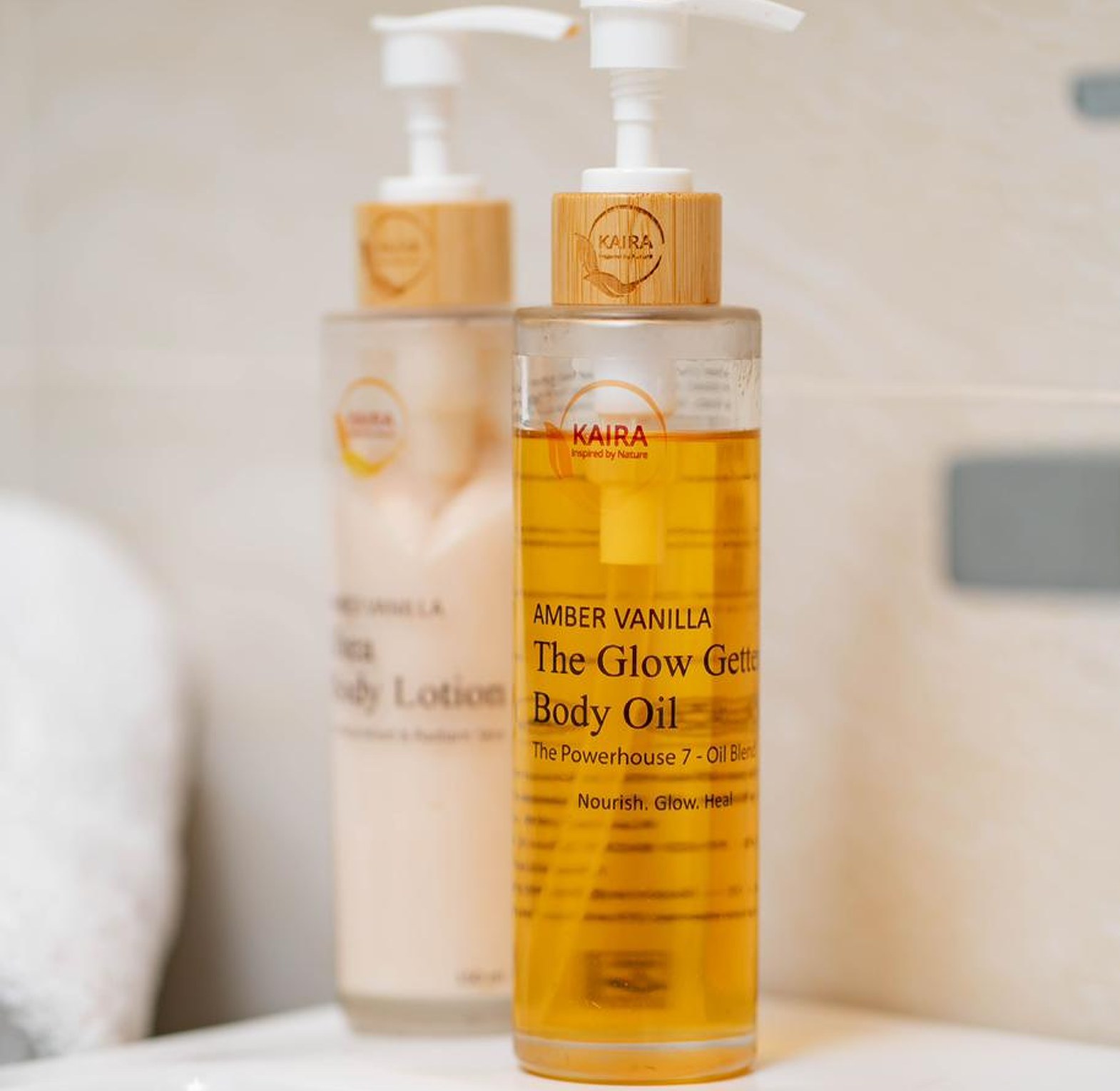 Two Piece body Oil & body Lotion Box image