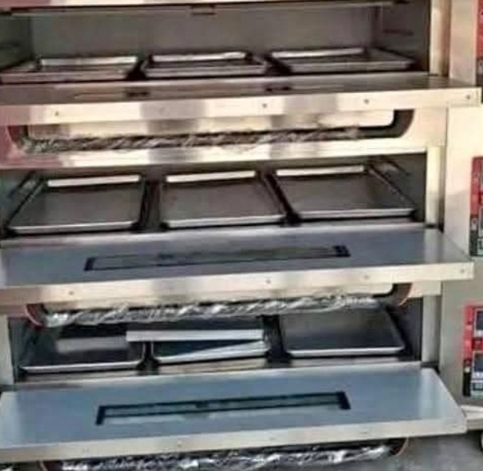 3 deck 9 tray oven electric image