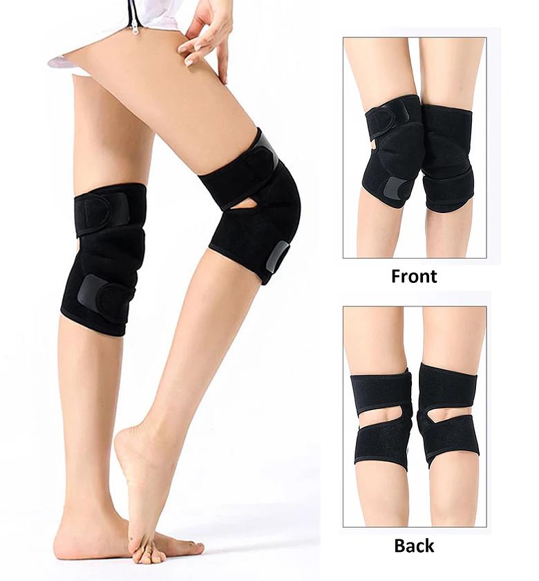 Adjustable Patella Knee Support Brace with Compression Straps for Gym Fitness and Joint Pain Relief image