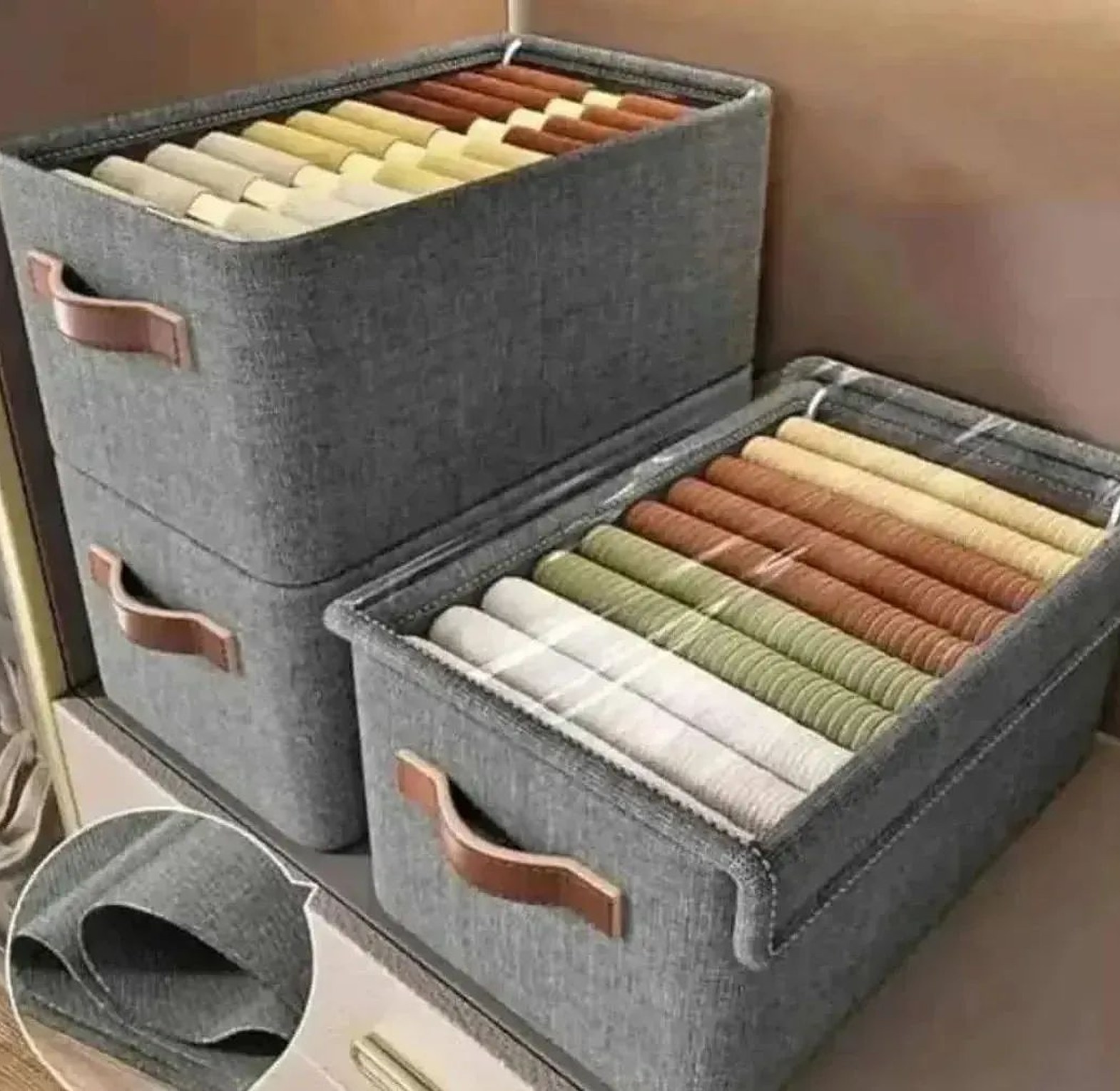 Foldable Closet Organizer with PVC Cover image