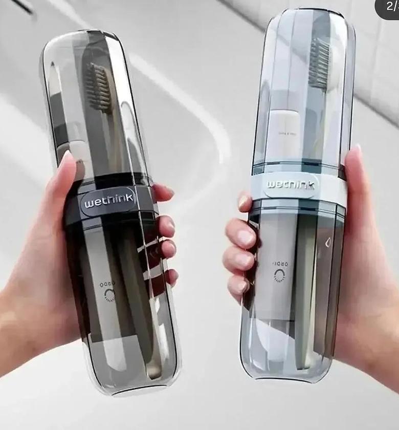 Elegant design Portable travel toothbrush /toothpaste holder image