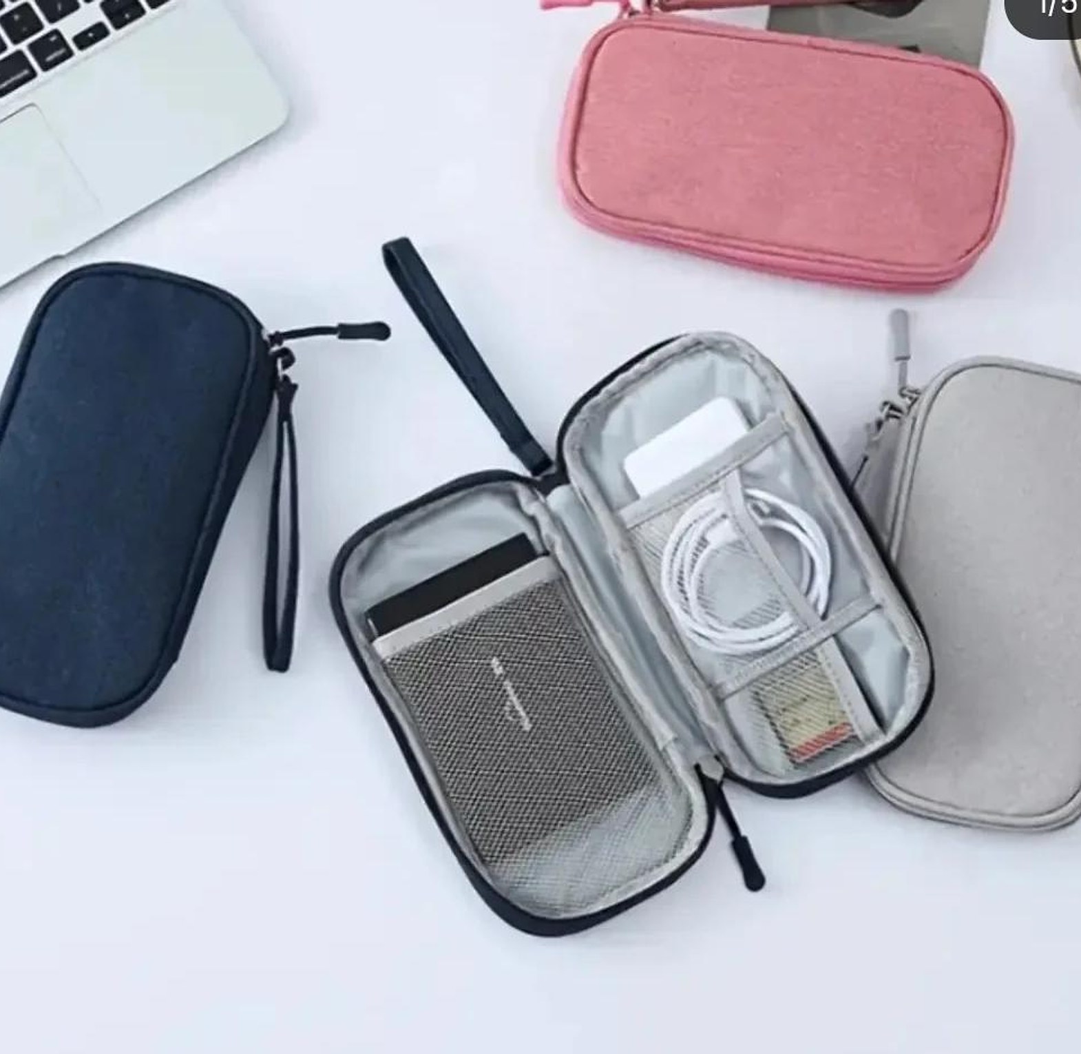Portable travel cable organizer image