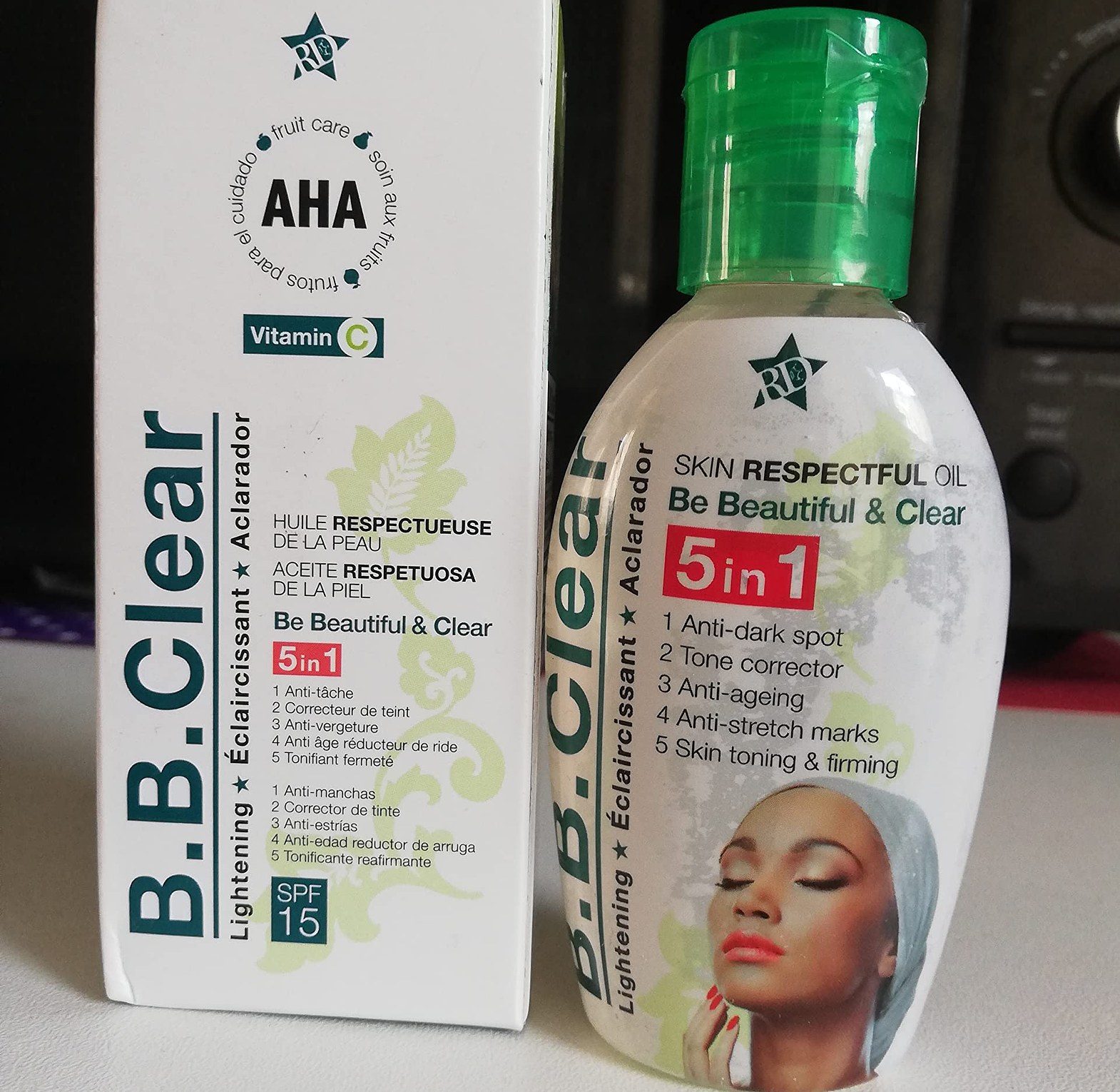 Bb clear lightening face oil  image