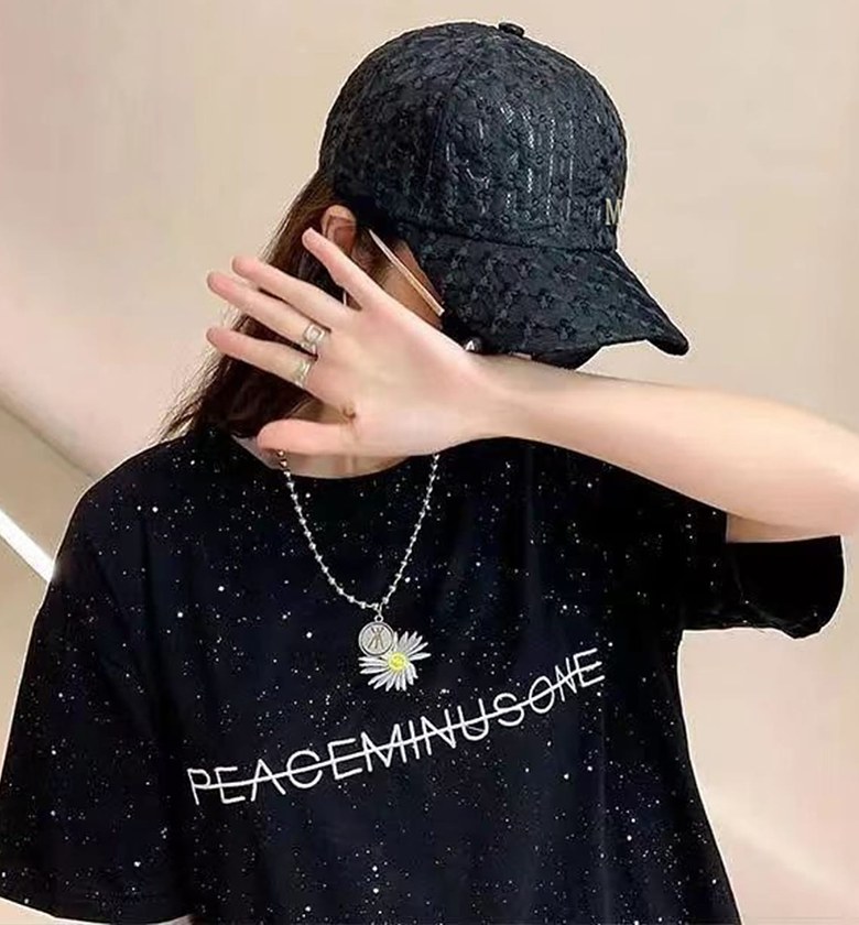 Women’s Lace Flower Hollow Baseball Cap image