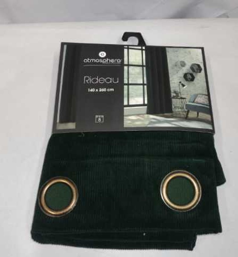 CORDEROY CURTAIN GREEN 14 image