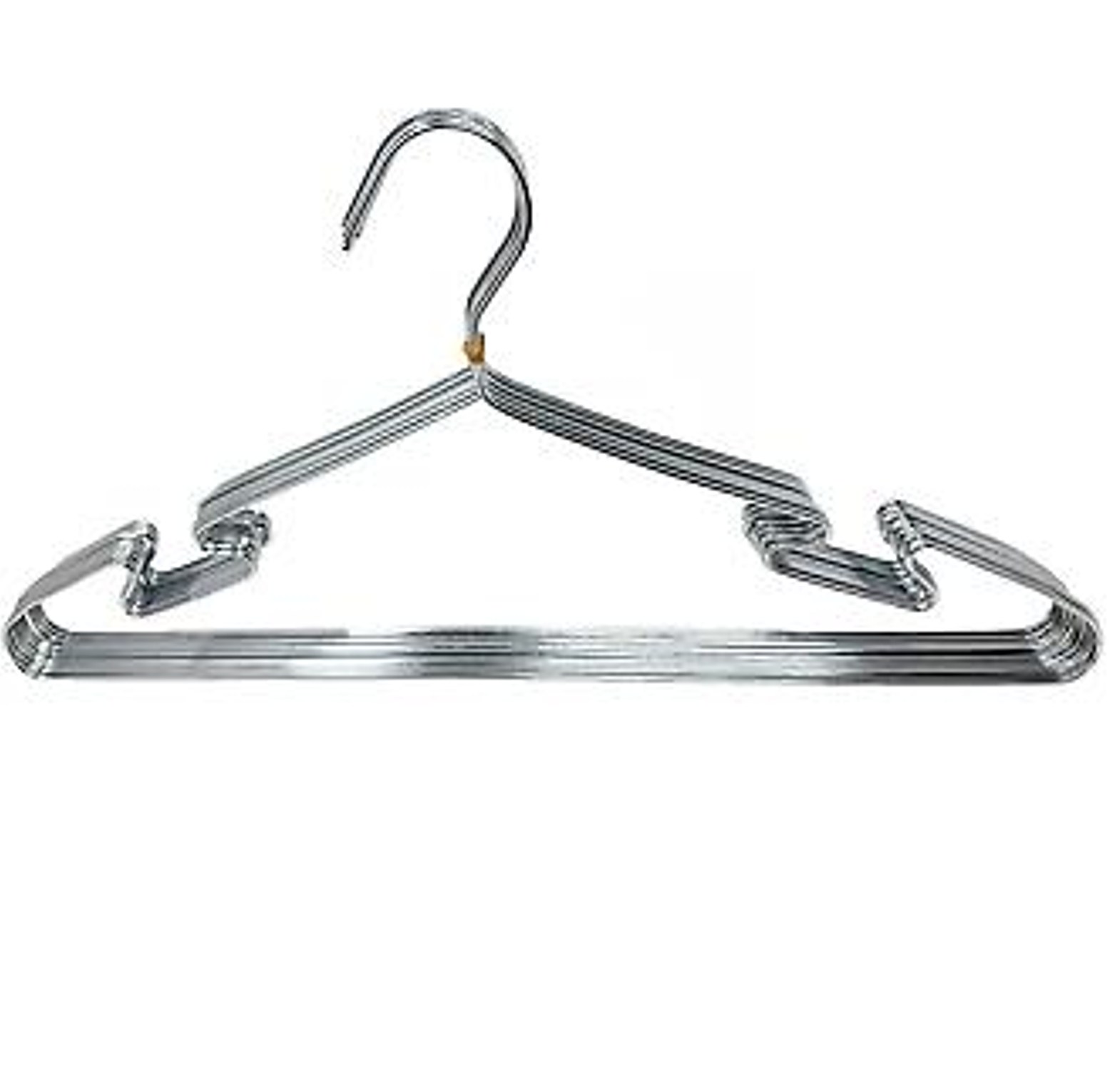 10 Piece Stainless Steel Clothes Hangers, Coat Hangers image