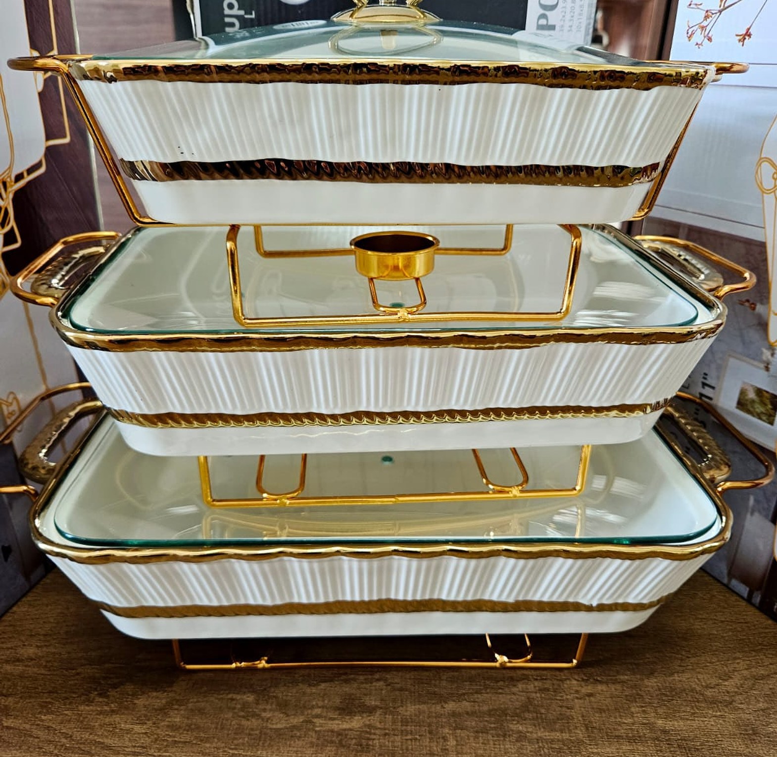 3-Piece Food Warmer Set image