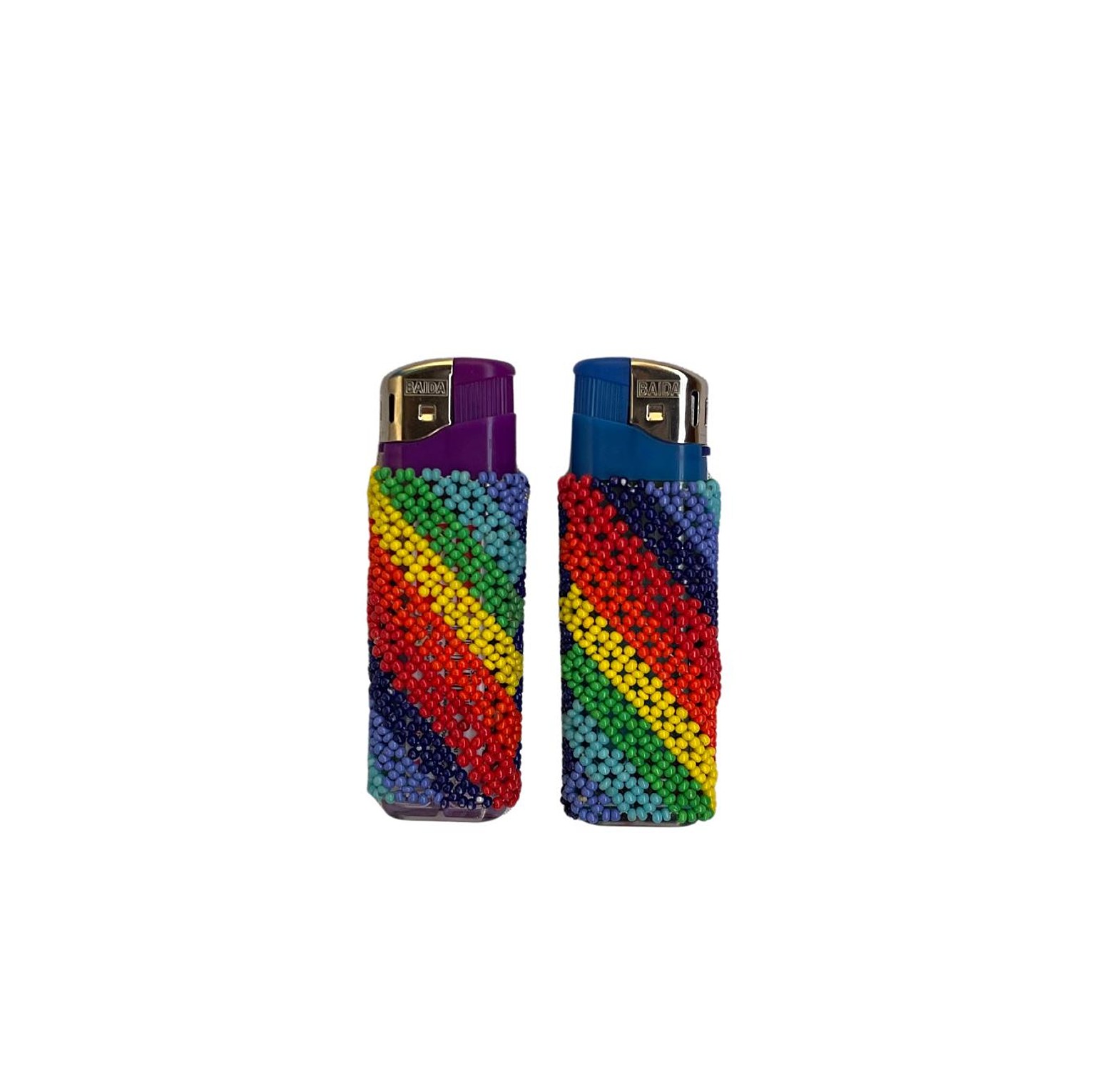 Rainbow Beaded Lighter Covers image