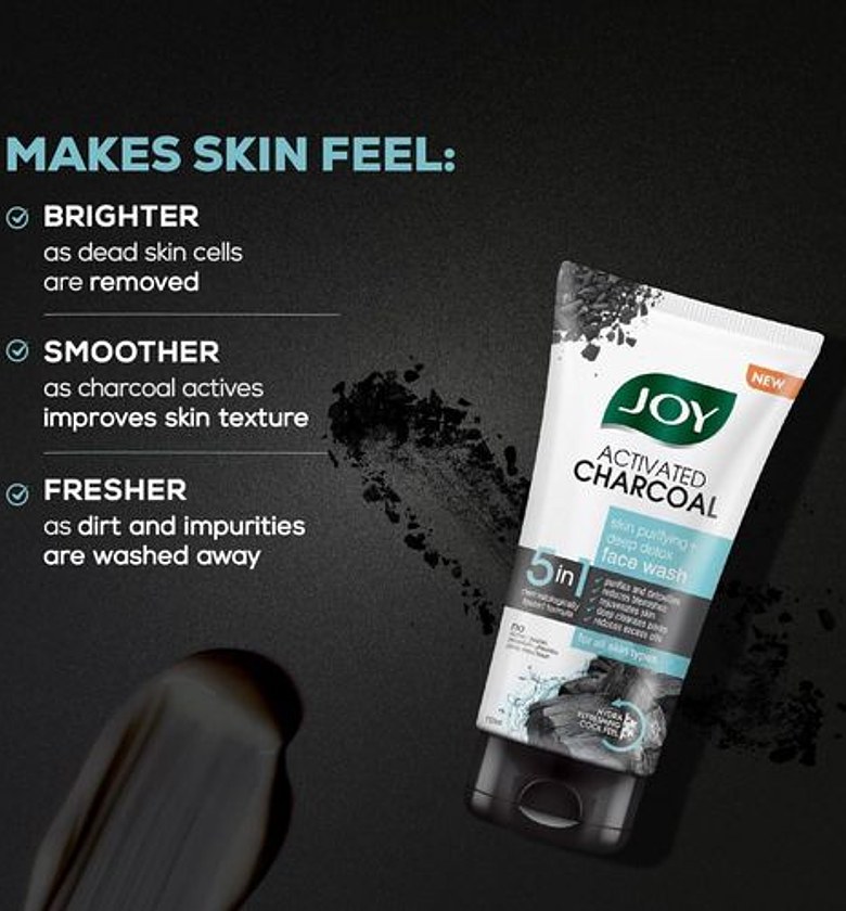 Joy activated charcoal  Face wash   image