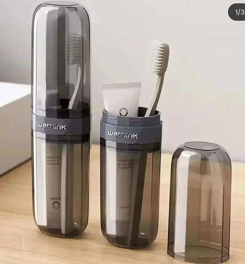 Elegant design Portable travel toothbrush /toothpaste holder image