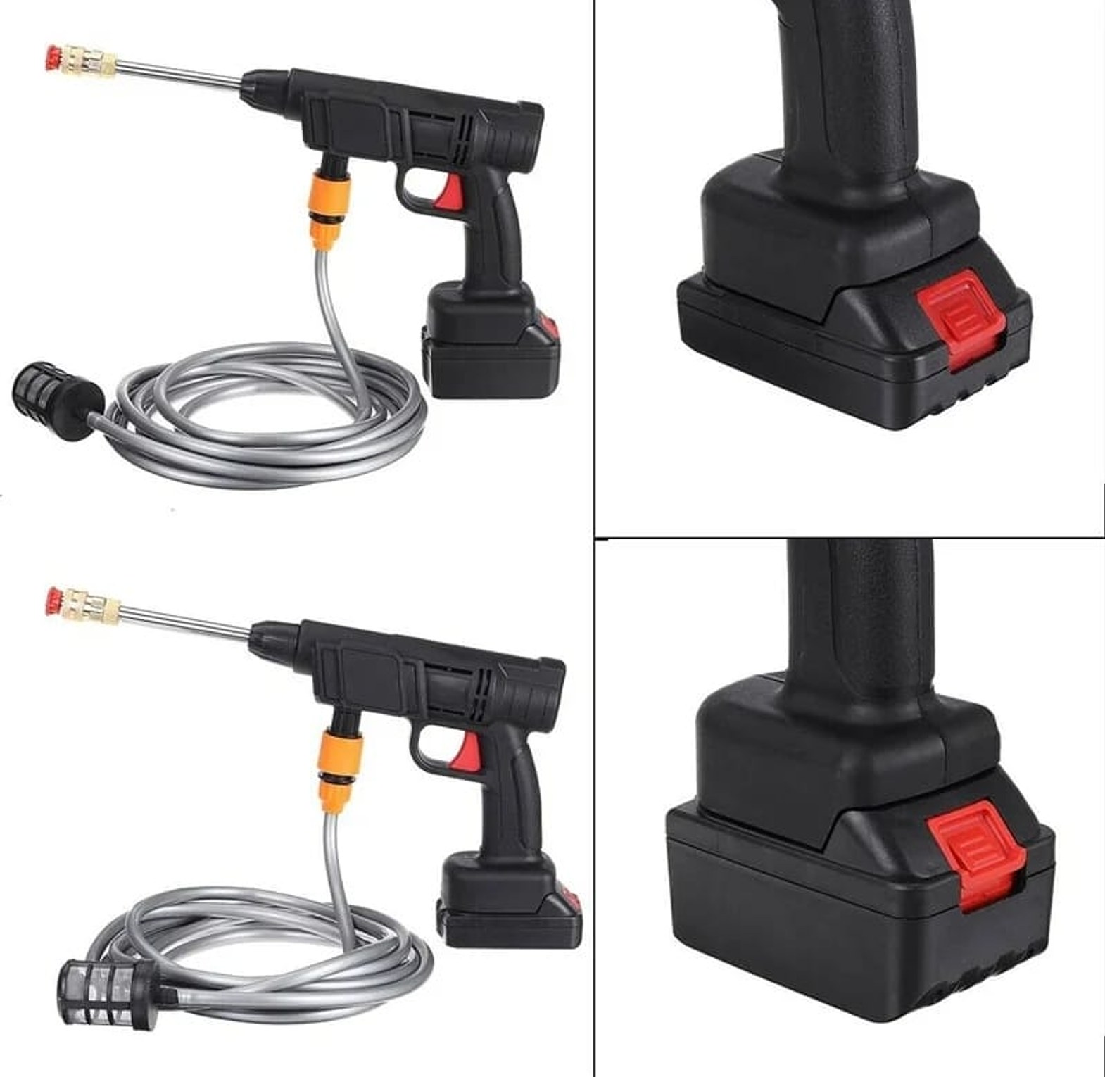 Wireless High Pressure Car wash Water Gun image