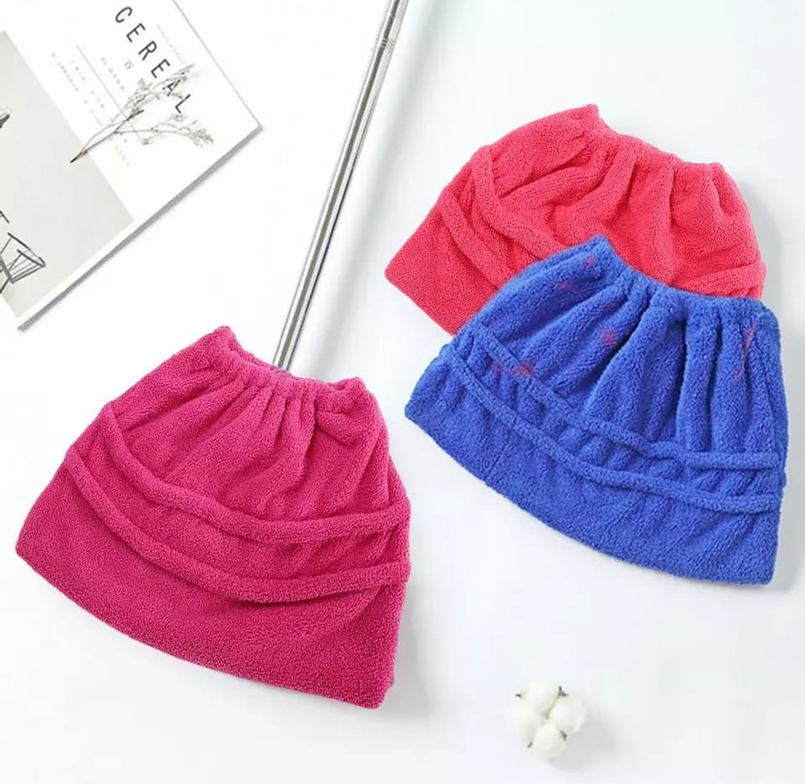 Highly Absorbent Coral Fleece Floor Mop Cover image