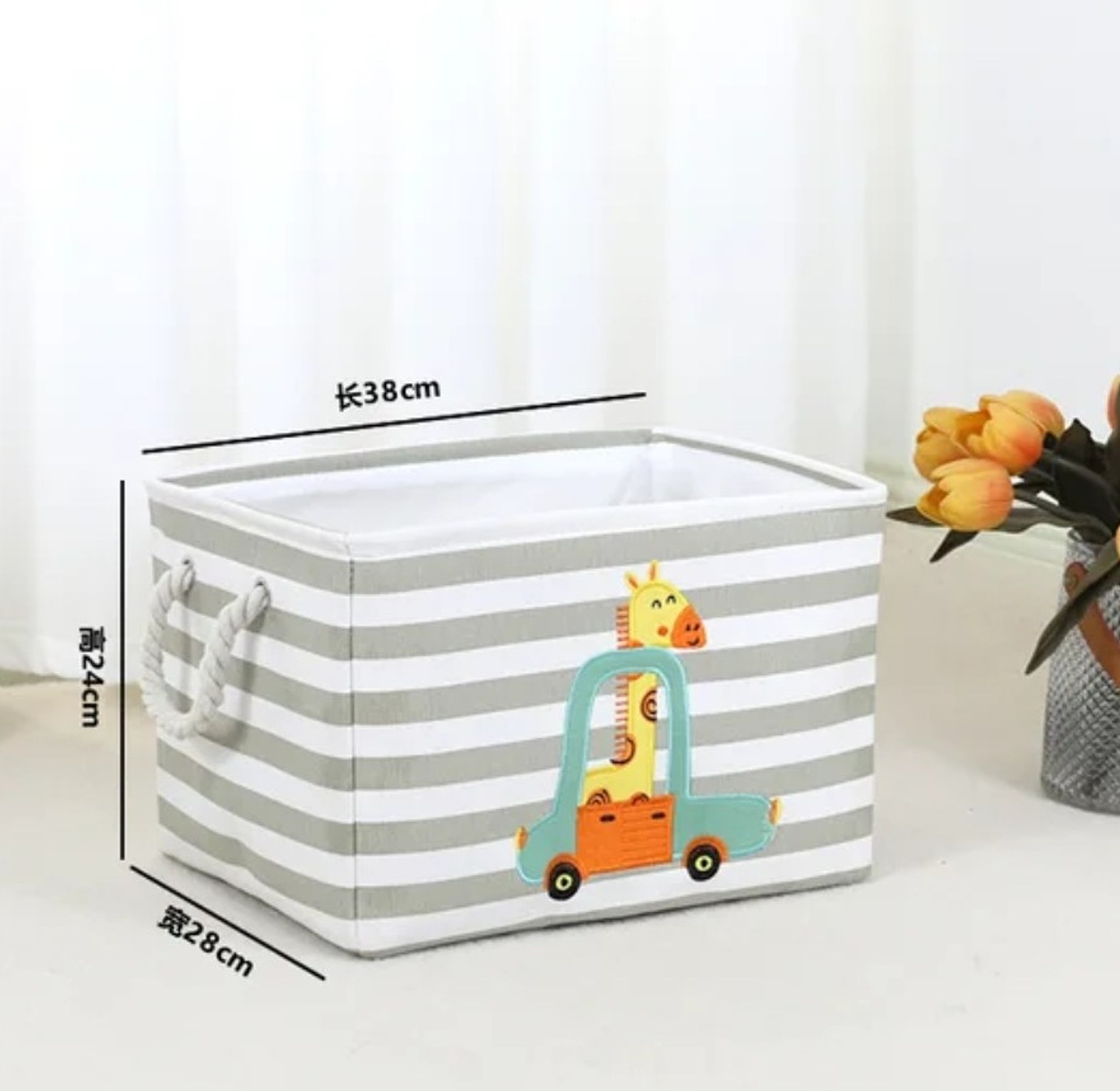 Multi-Purpose Canvas Storage Baskets image
