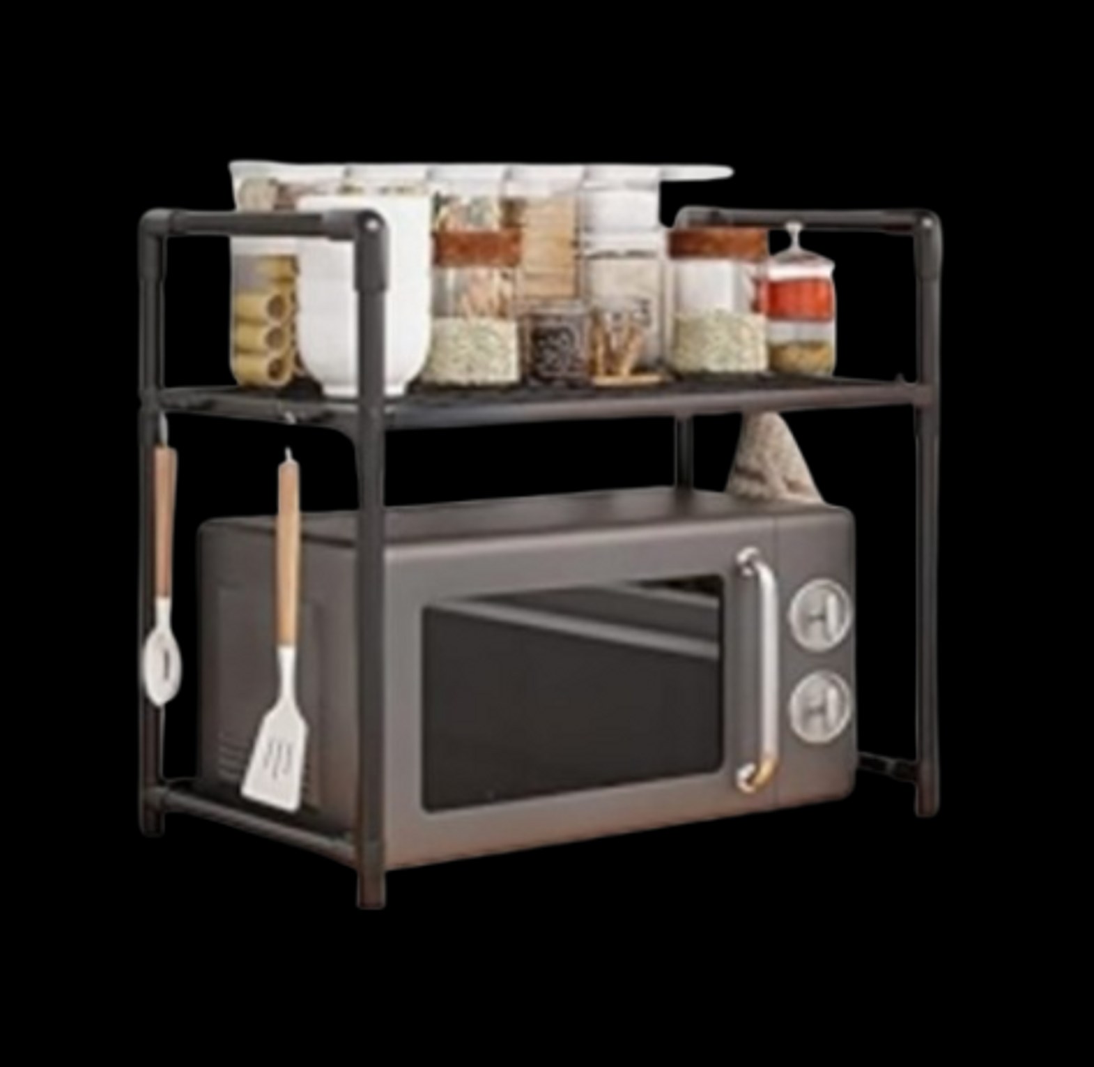 2tier microwave stand / multipurpose rack image