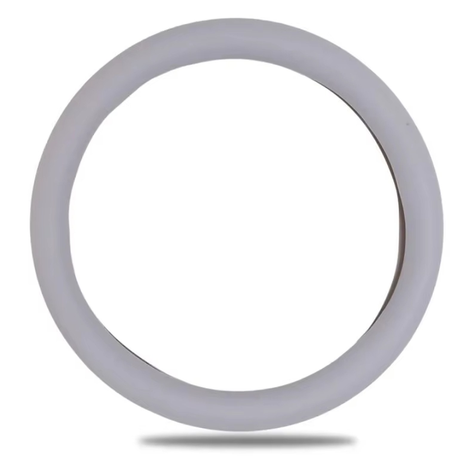 Universal Anti-Slip Silicone Car Steering Wheel Cover Protector - Durable Soft Grip for All Models (38cm) image