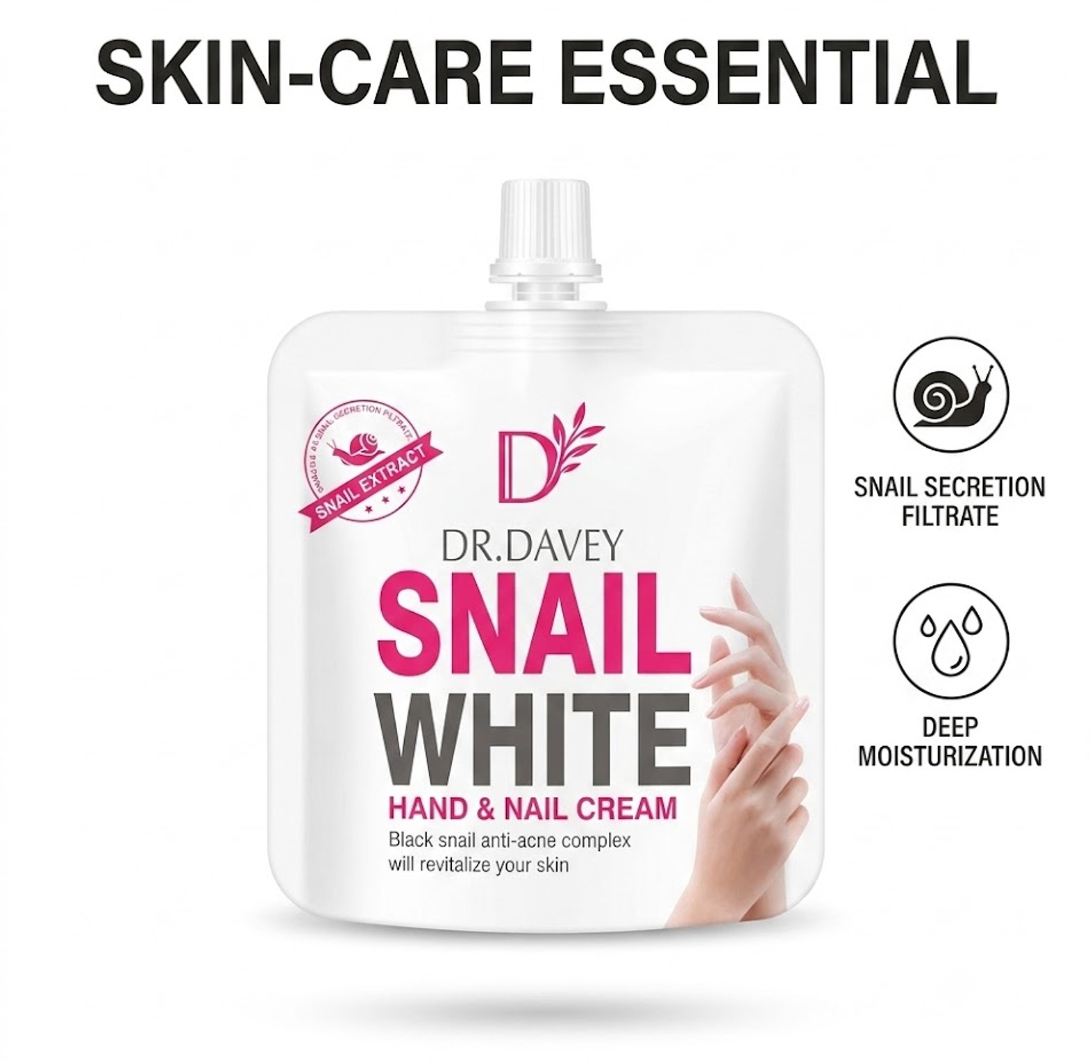 Dr. Davey Snail White Hand & Nail Cream image