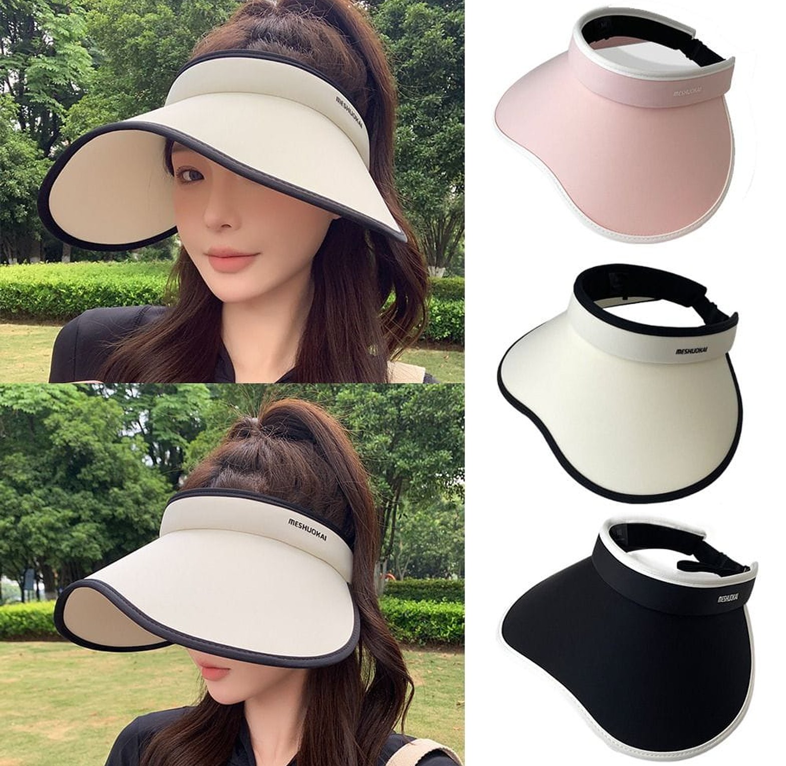 New Summer Empty Top Sun Hat image