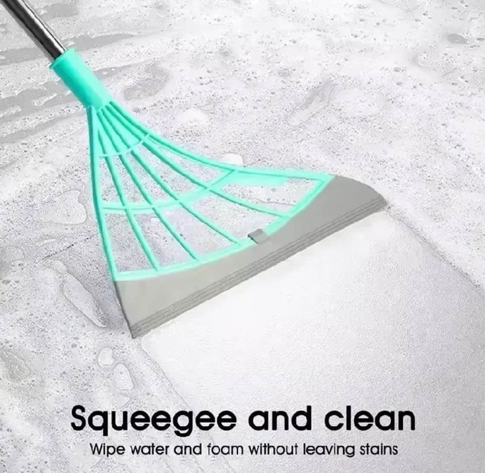 Silicone Floor and Window Cleaning Squeegee image