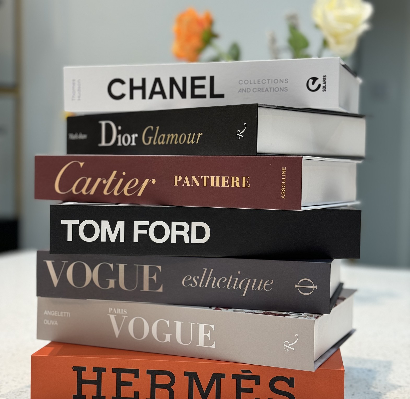 Luxury faux decor books image