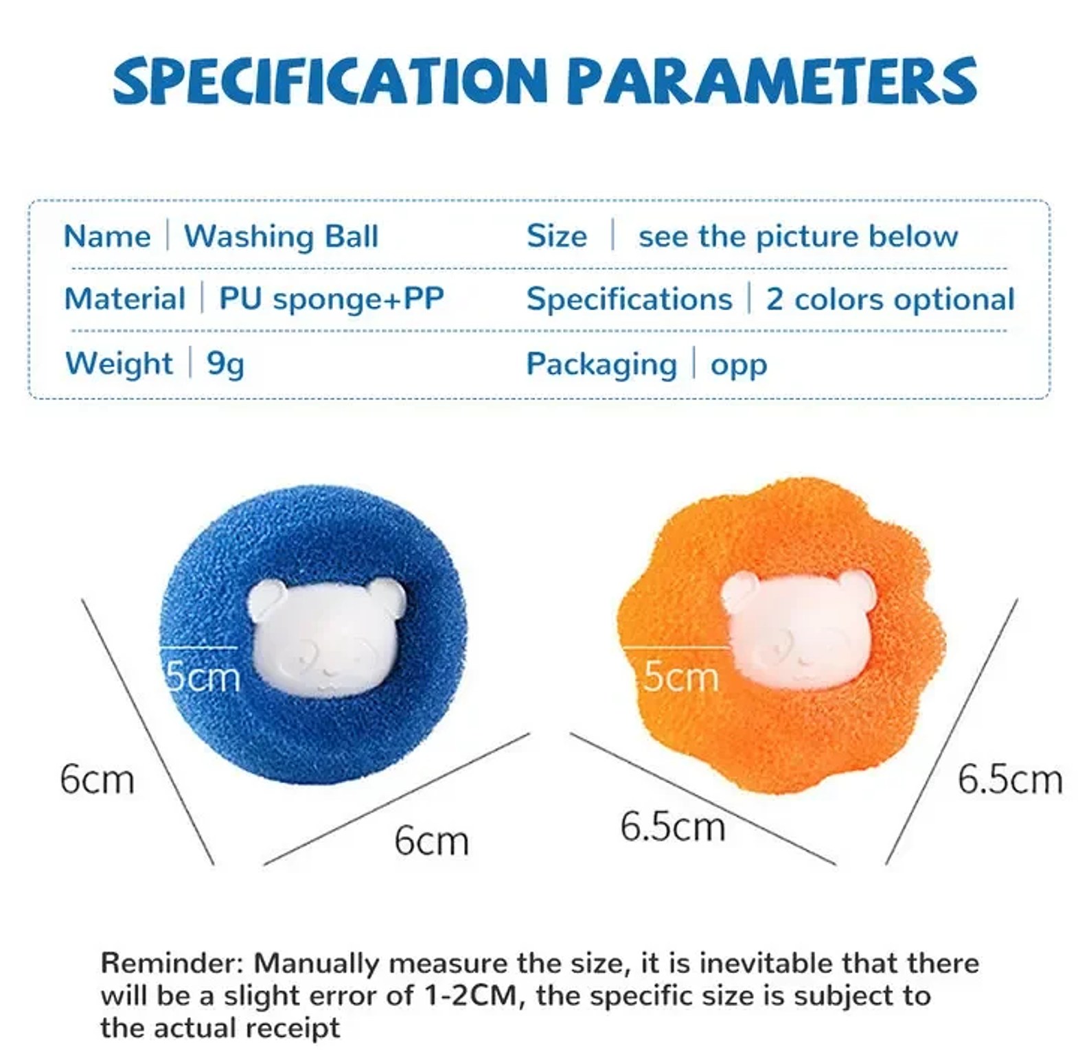 Laundry Hair Catcher Sponge Balls 10 Piece Set for Washing Machine image
