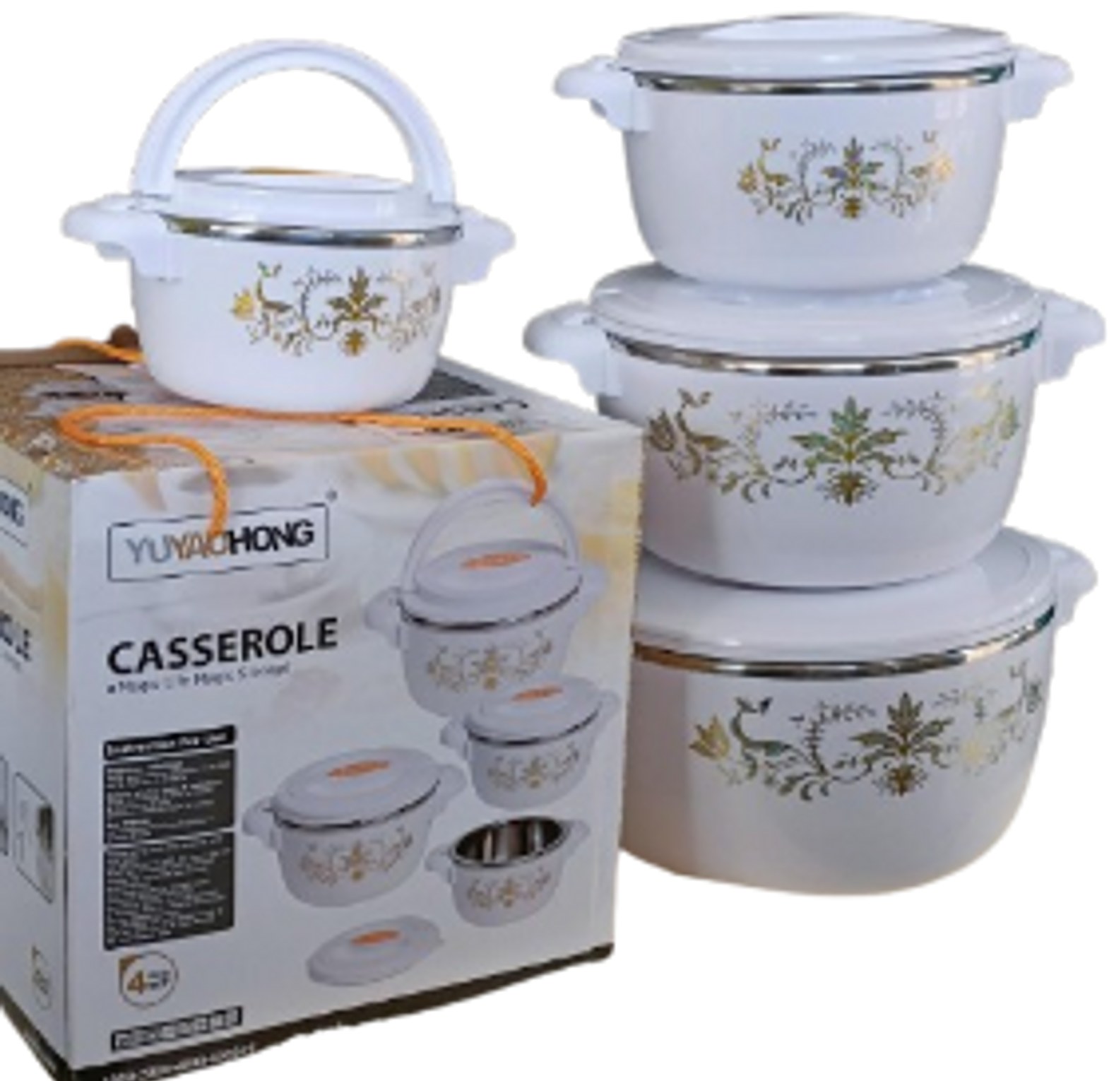 Hotpot. 4pcs of Casserole Hotpots Food Warmer Hot Pot image