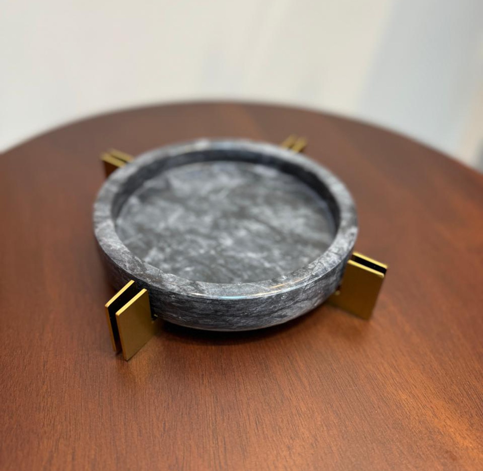 Grey marble ashtray image