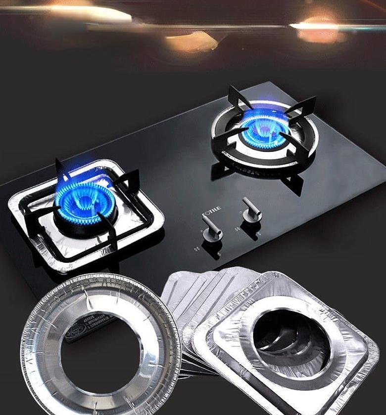10 PCS Gas Burner Liners Aluminum Foil  image