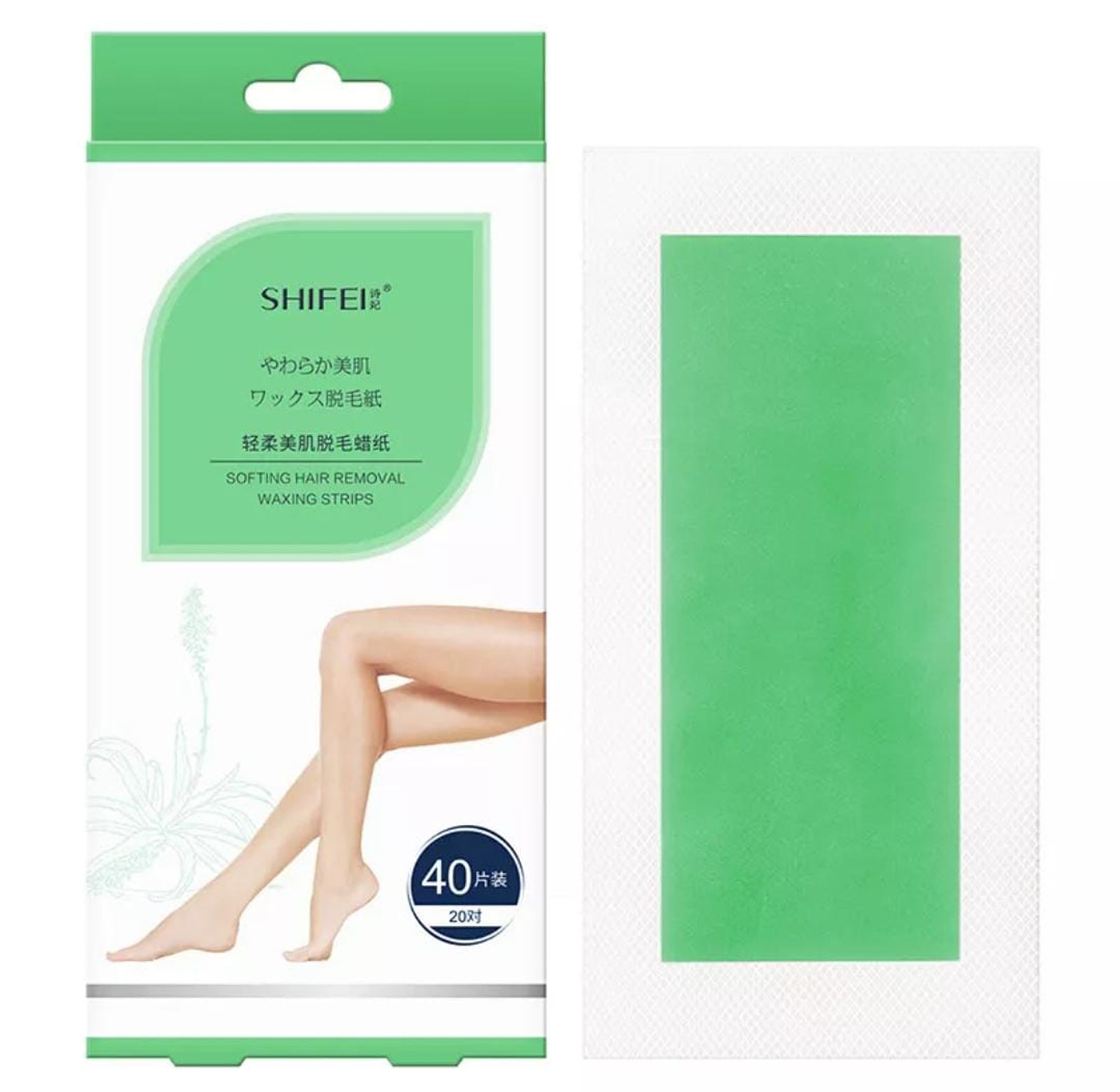 40 Piece Double Sided Body Wax Strips image