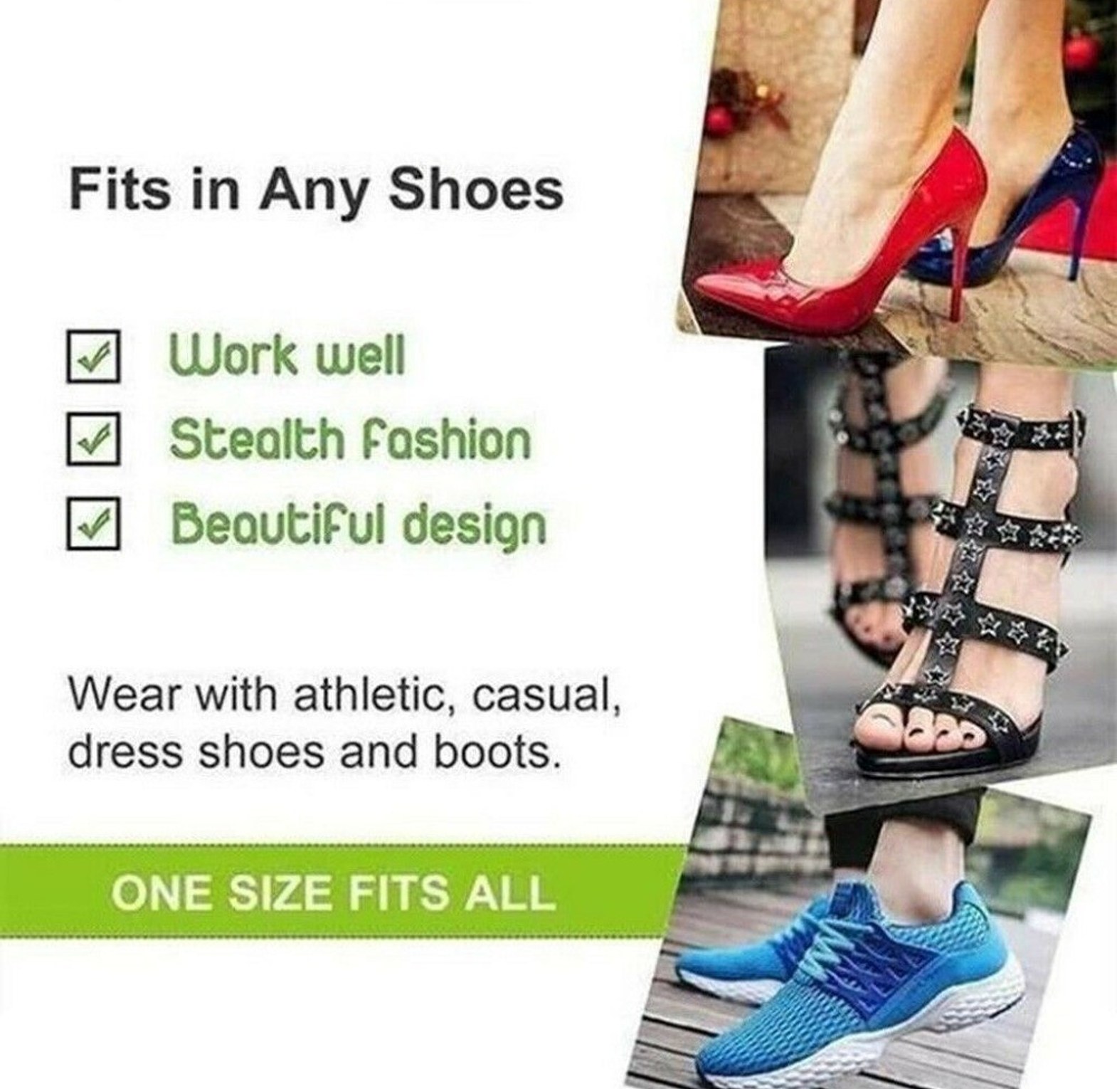 Five Toe Forefoot Pads Metatarsal Cushion Separator for Heels image