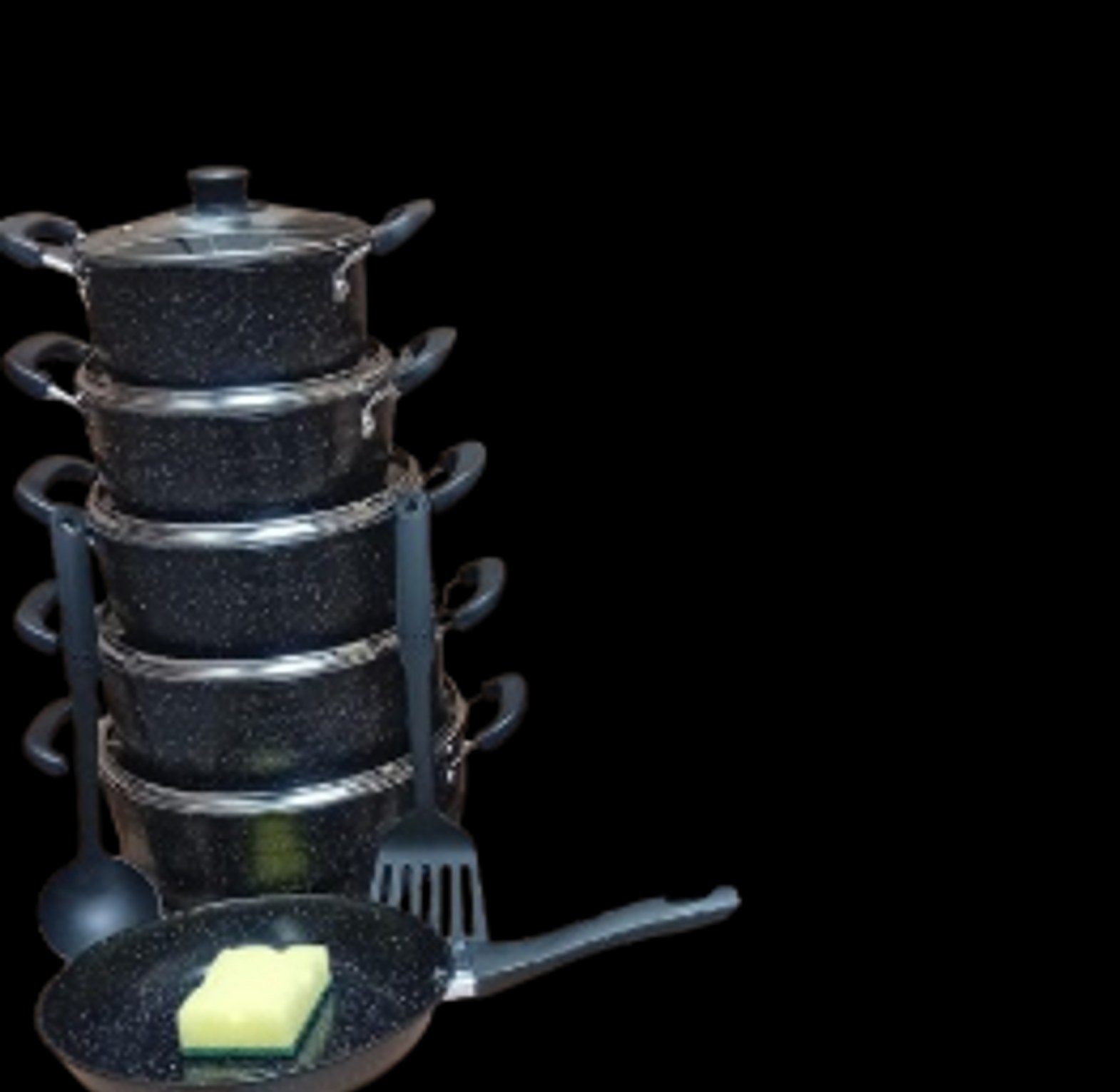 Cookware Set. JP 14 pieces non stick cookware set image