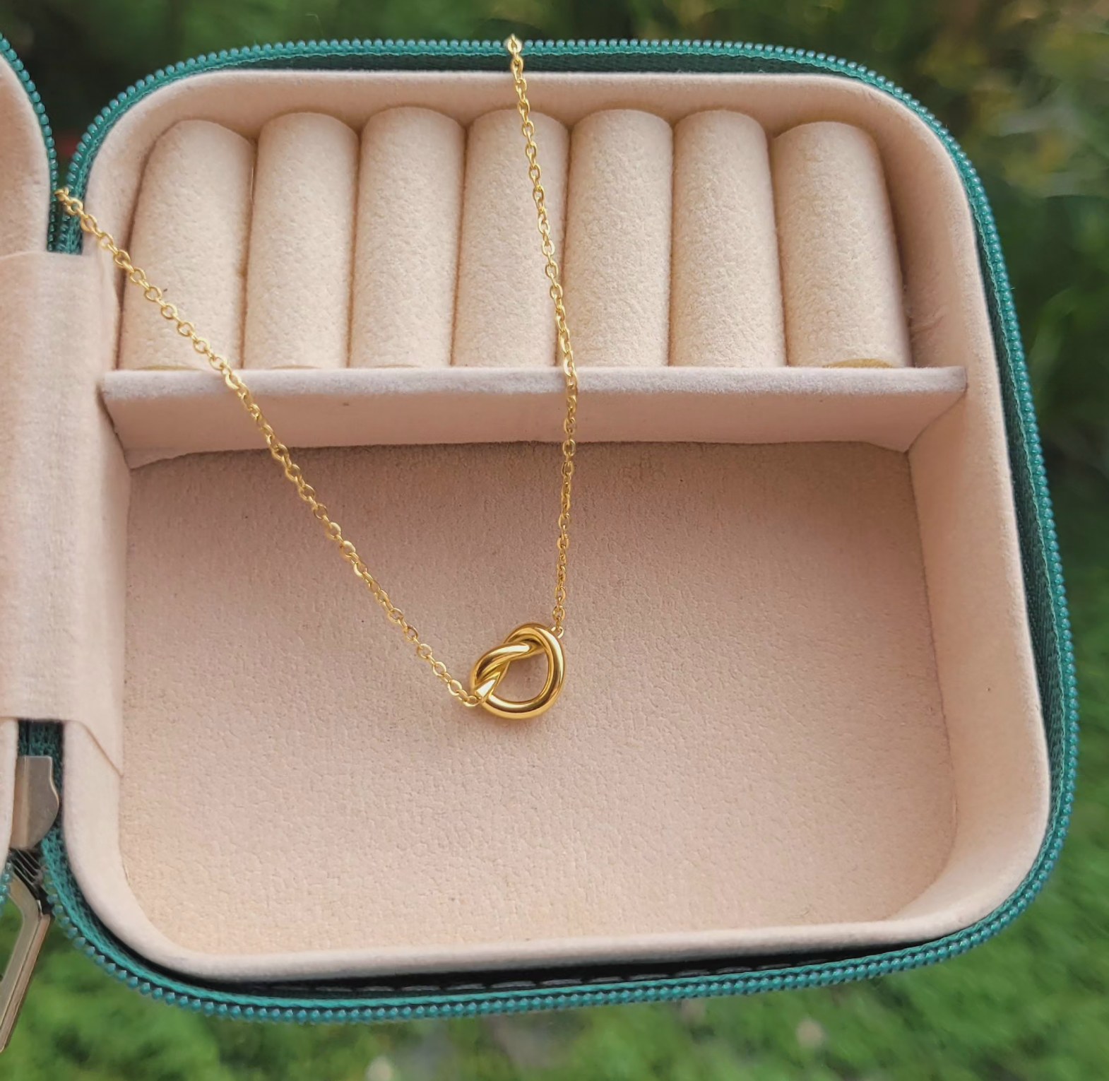 Tie knot necklace  image