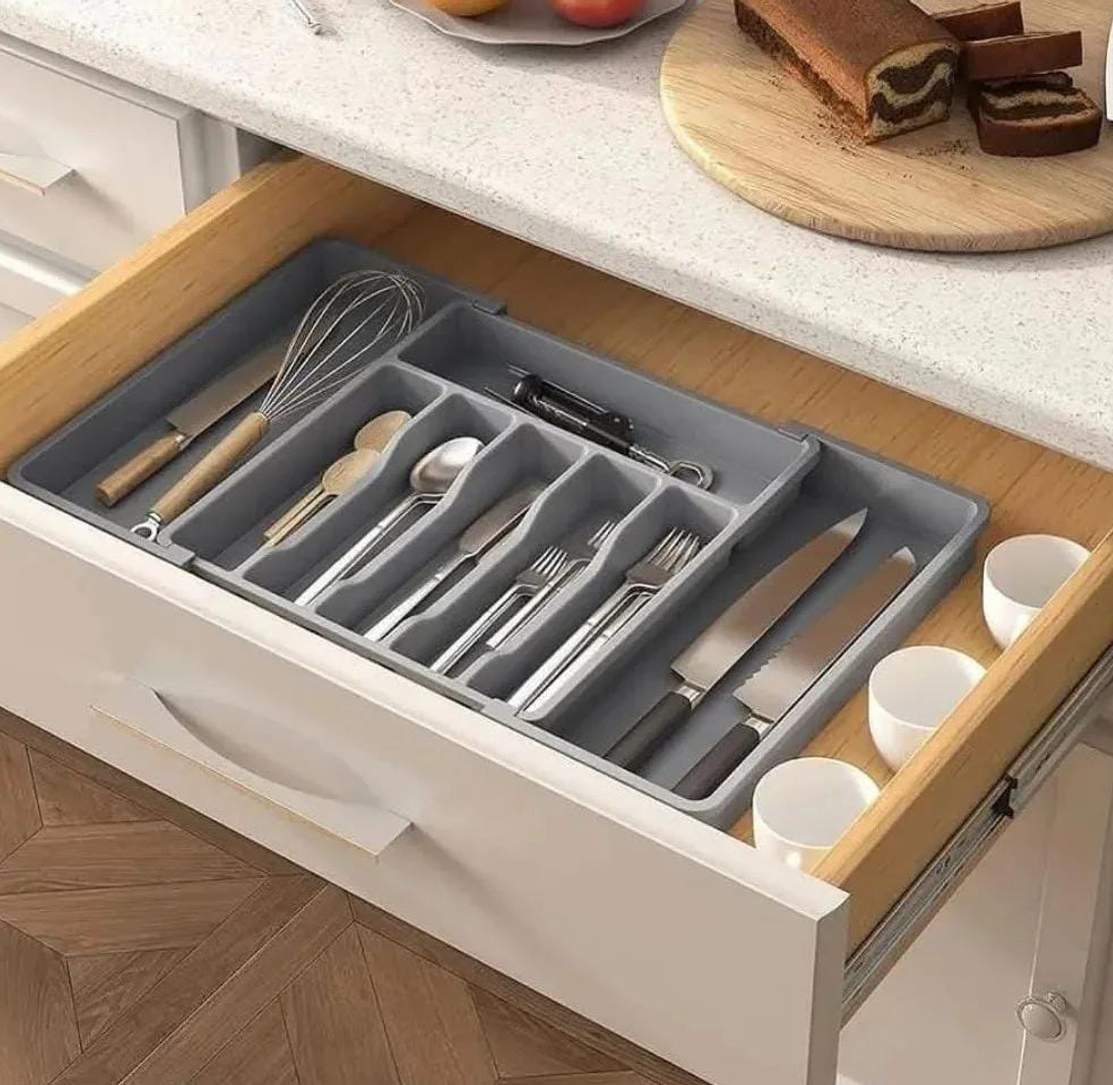 Expandable Cutlery Drawer organizer  image