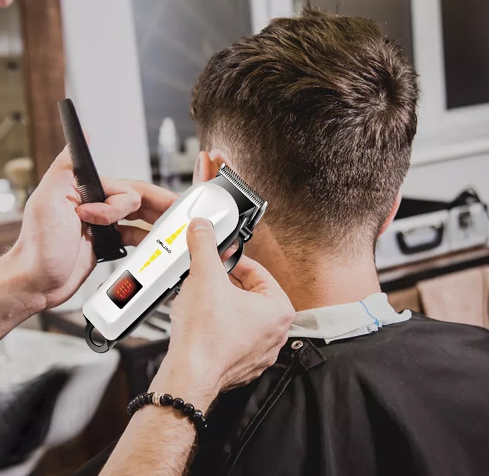 Geemy Electric Hair Shaving Machine, Clipper, Shaver image