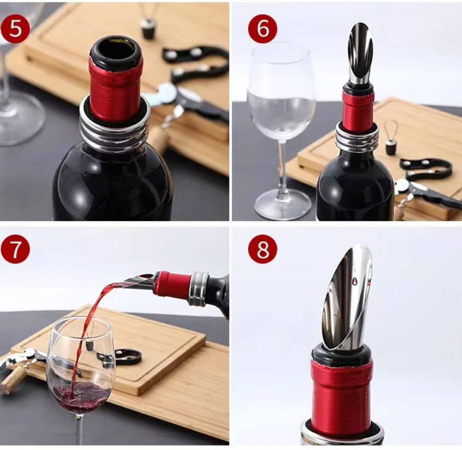 5-Piece Stainless Steel Wine Opener Set image
