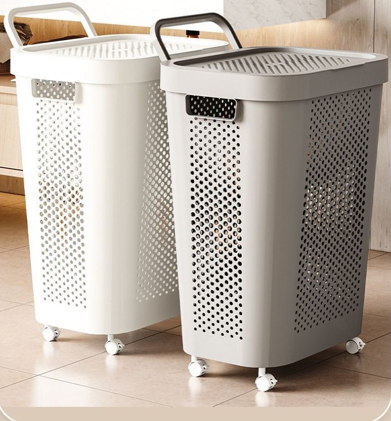 Rolling Laundry basket image