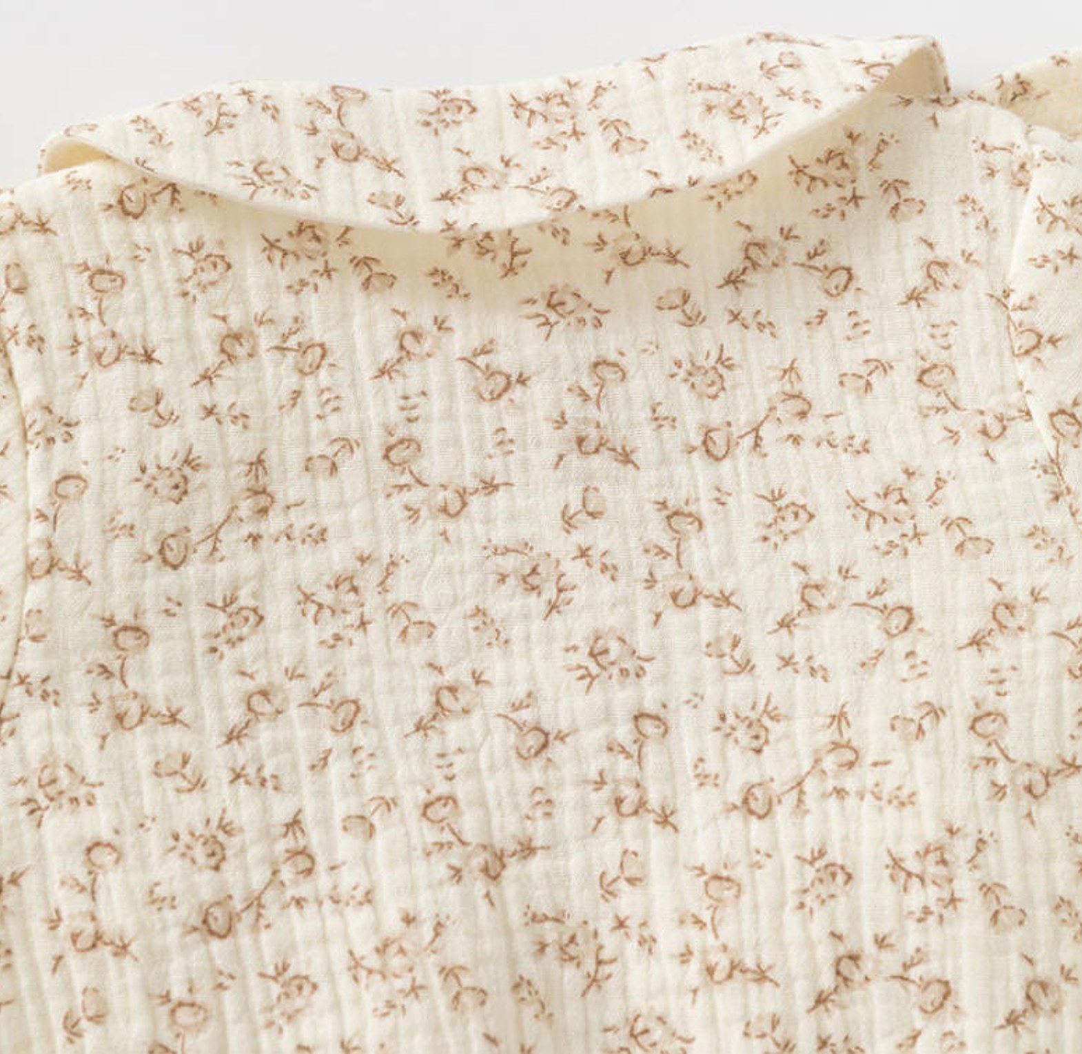 Ivory Garden Muslin Romper image