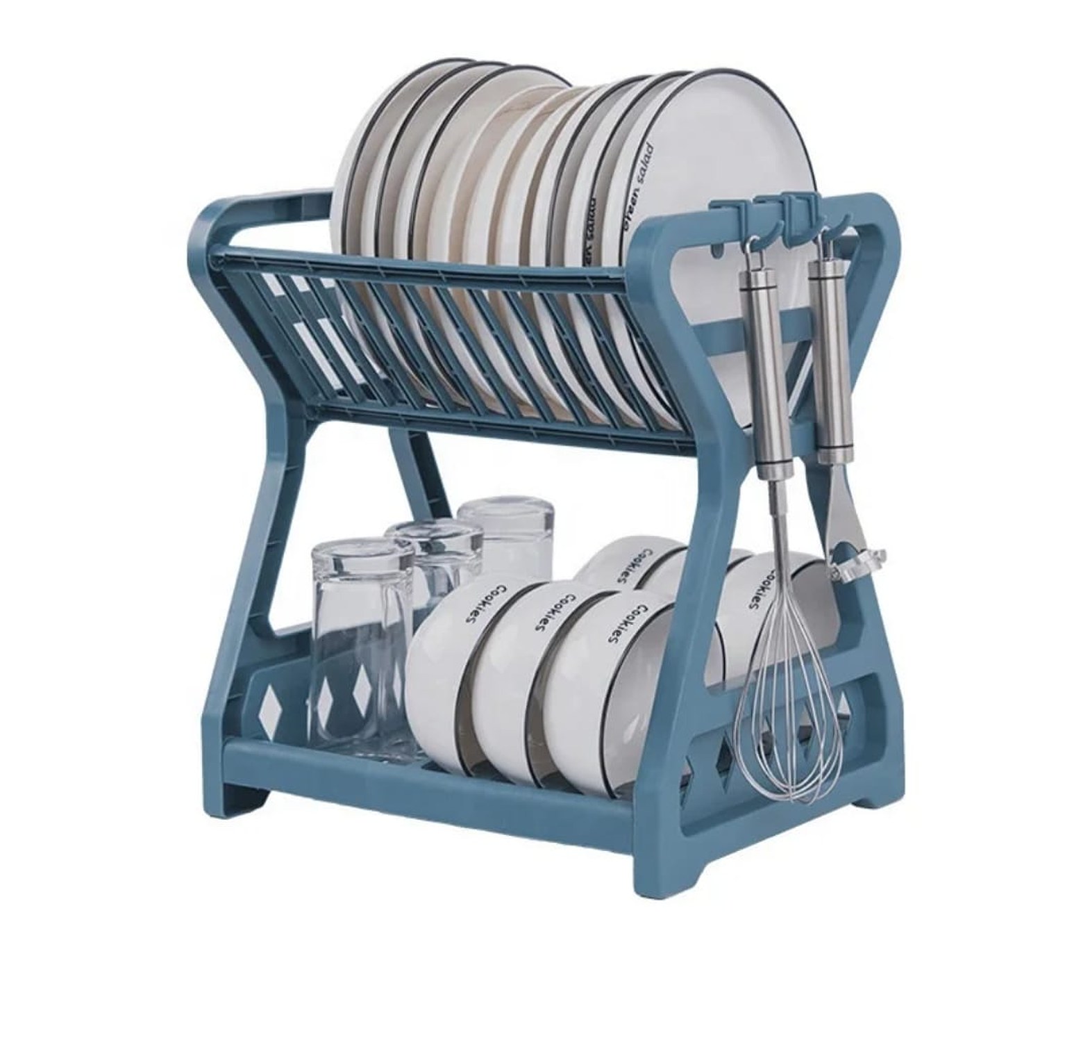 AuraDry Minimalist 2-Tier Dish Drainer image