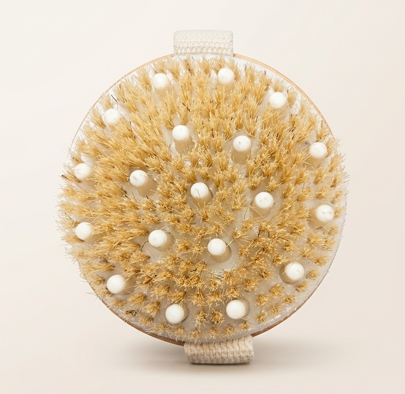 Natural Bristle Dry Brush for Lymphatic Drainage & Exfoliation image