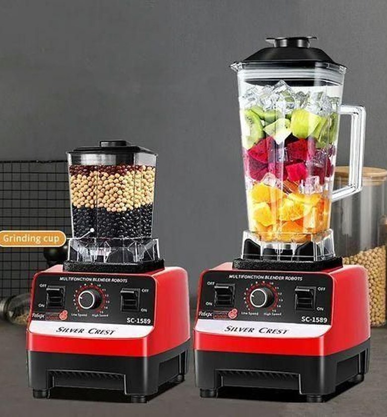 Blender. Silver Crest 2in1 Commercial Blender with Grinder On offer image