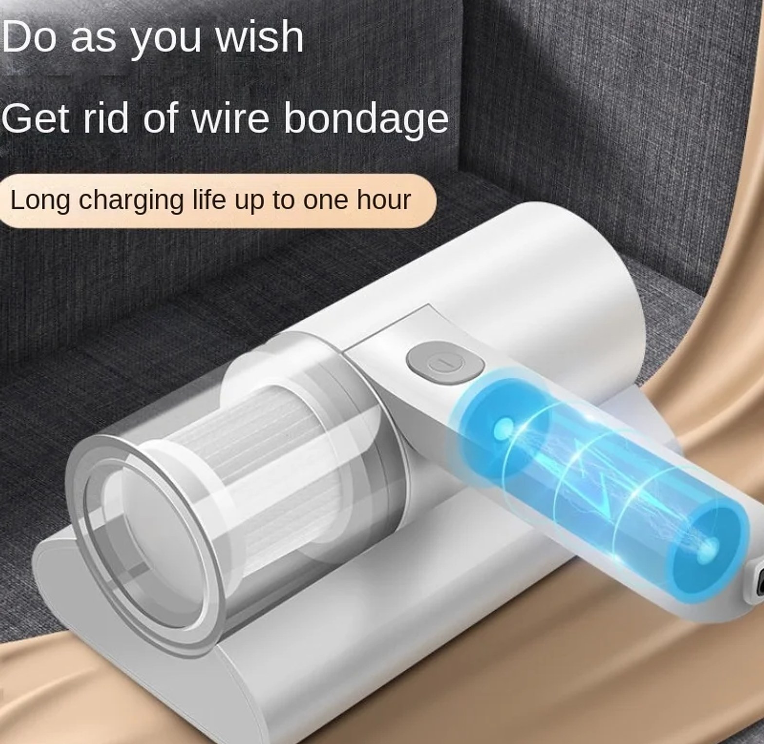 Dust and Mite Removal Machine Handheld Vacuum Cleaner image