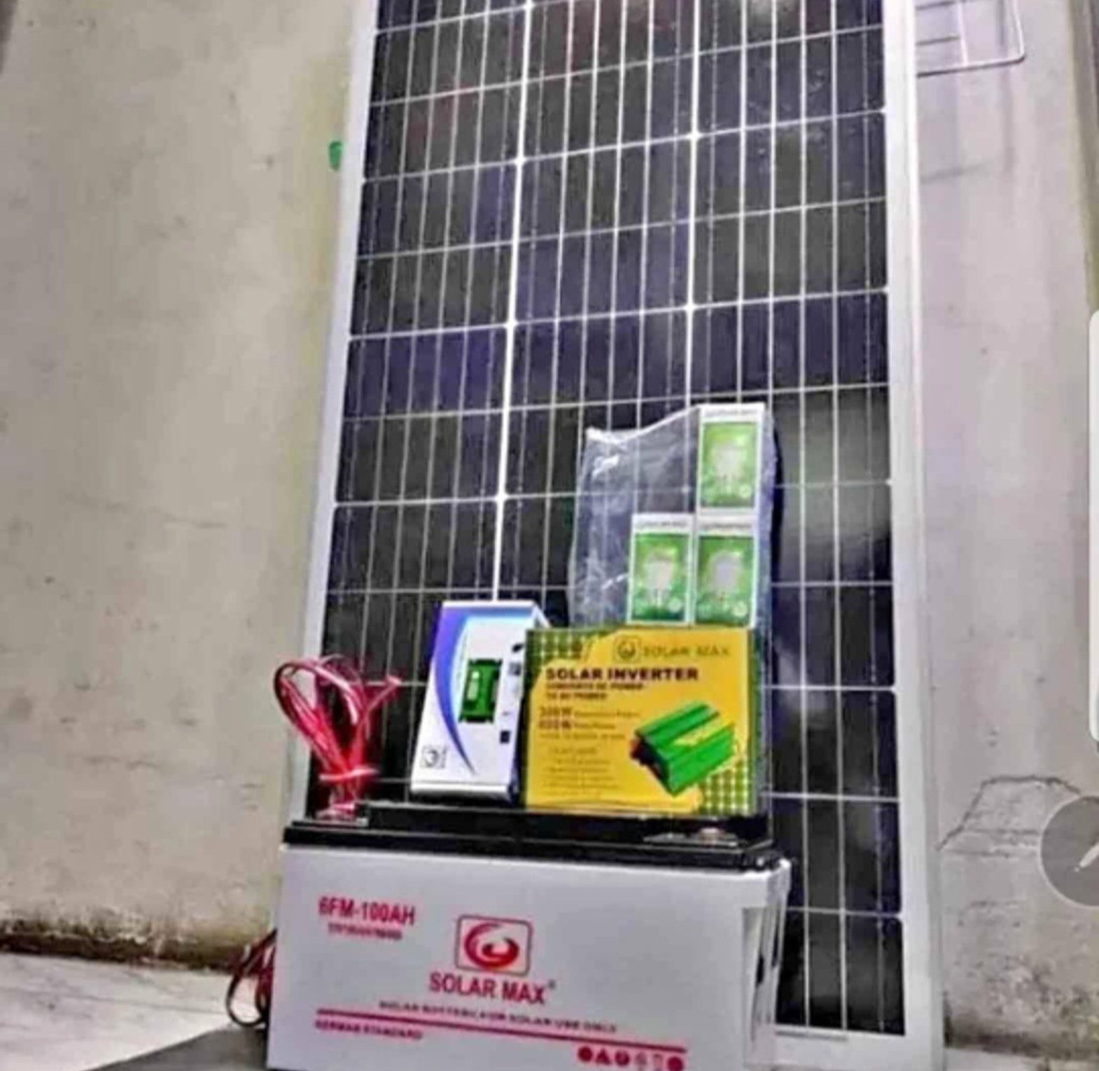 200watts complete solar kit image