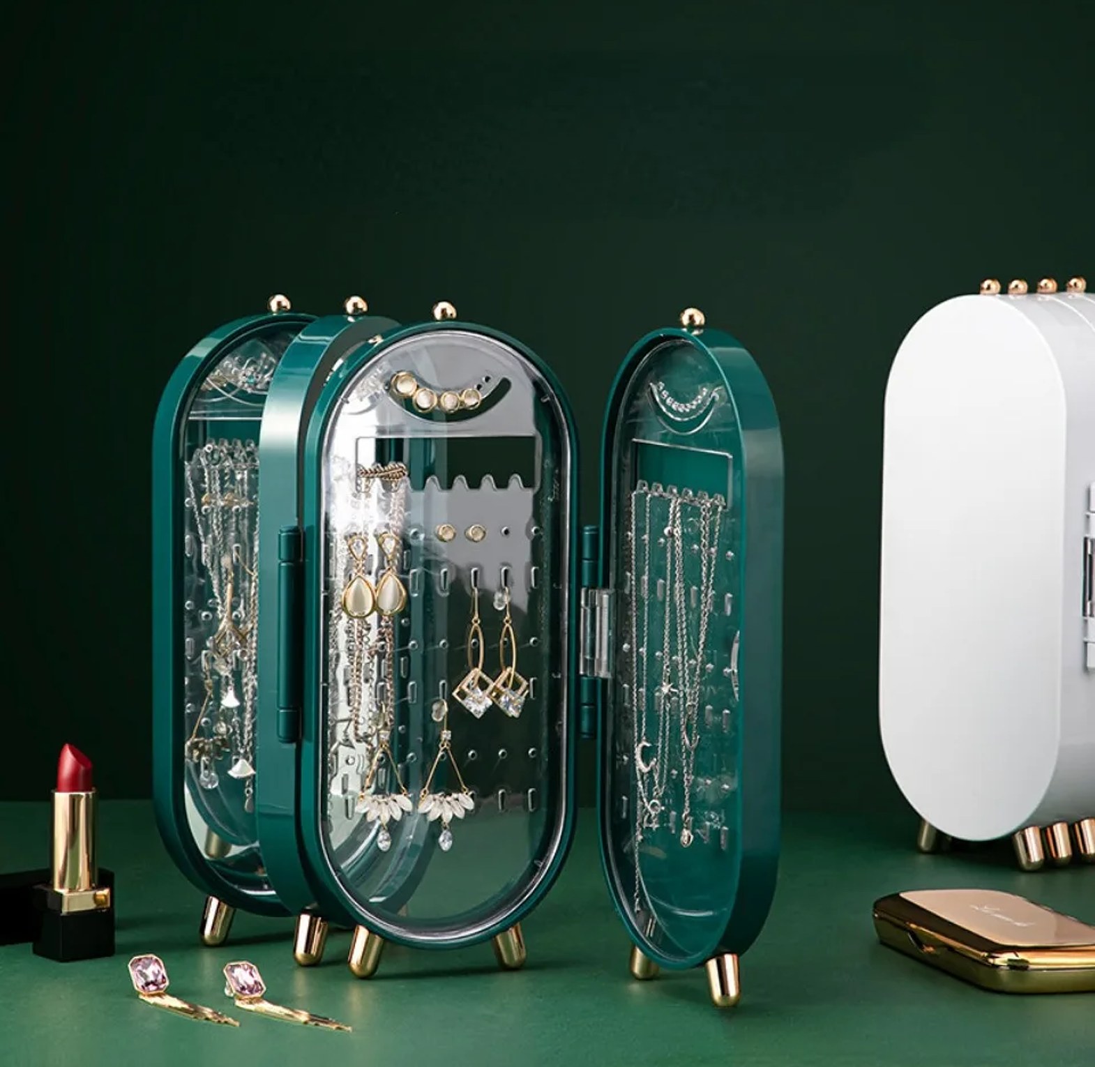 Desktop Foldable Jewelry Storage Box image