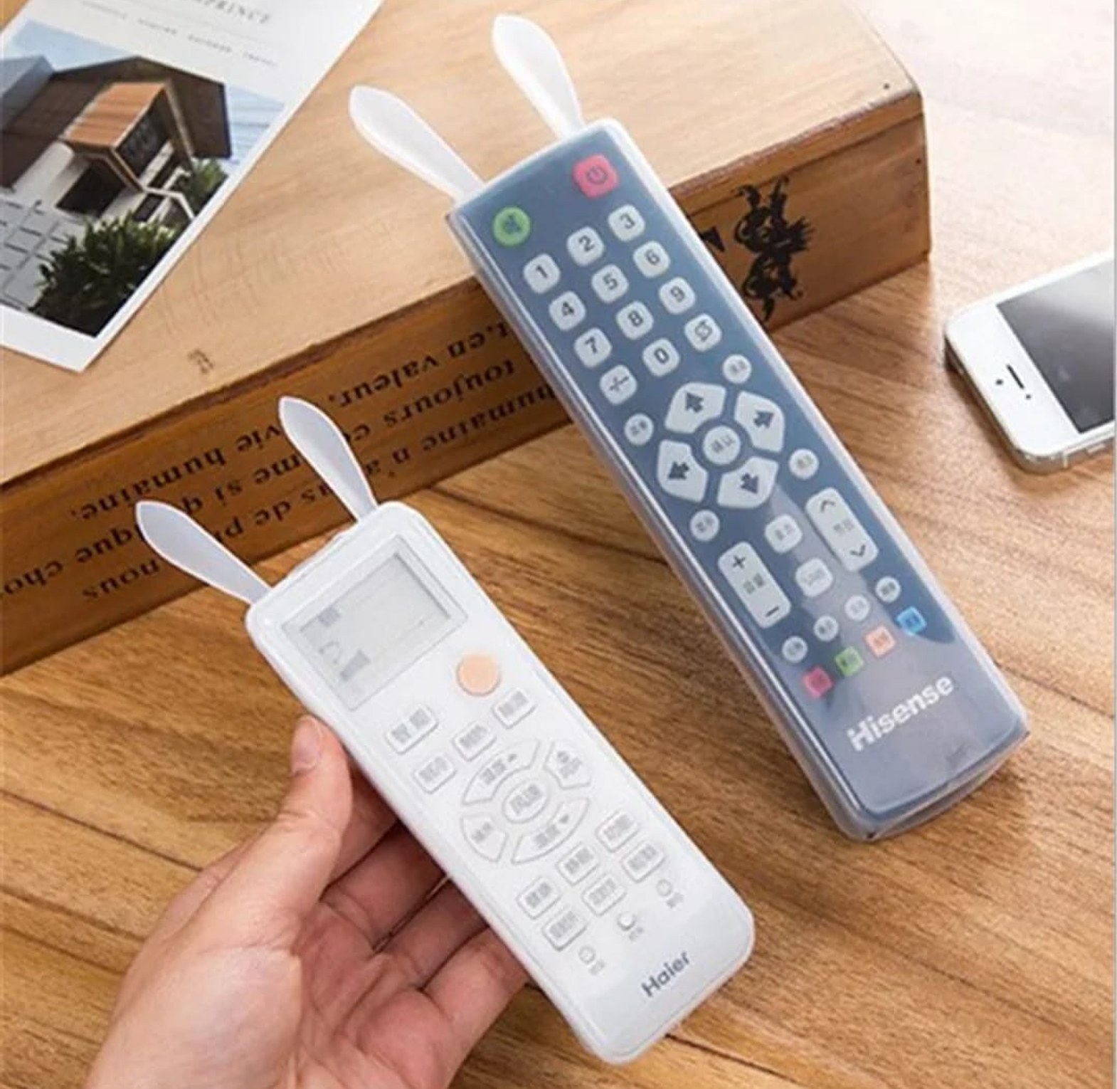 Rabbit Ears Soft Silicone Remote Control Protective Cases image