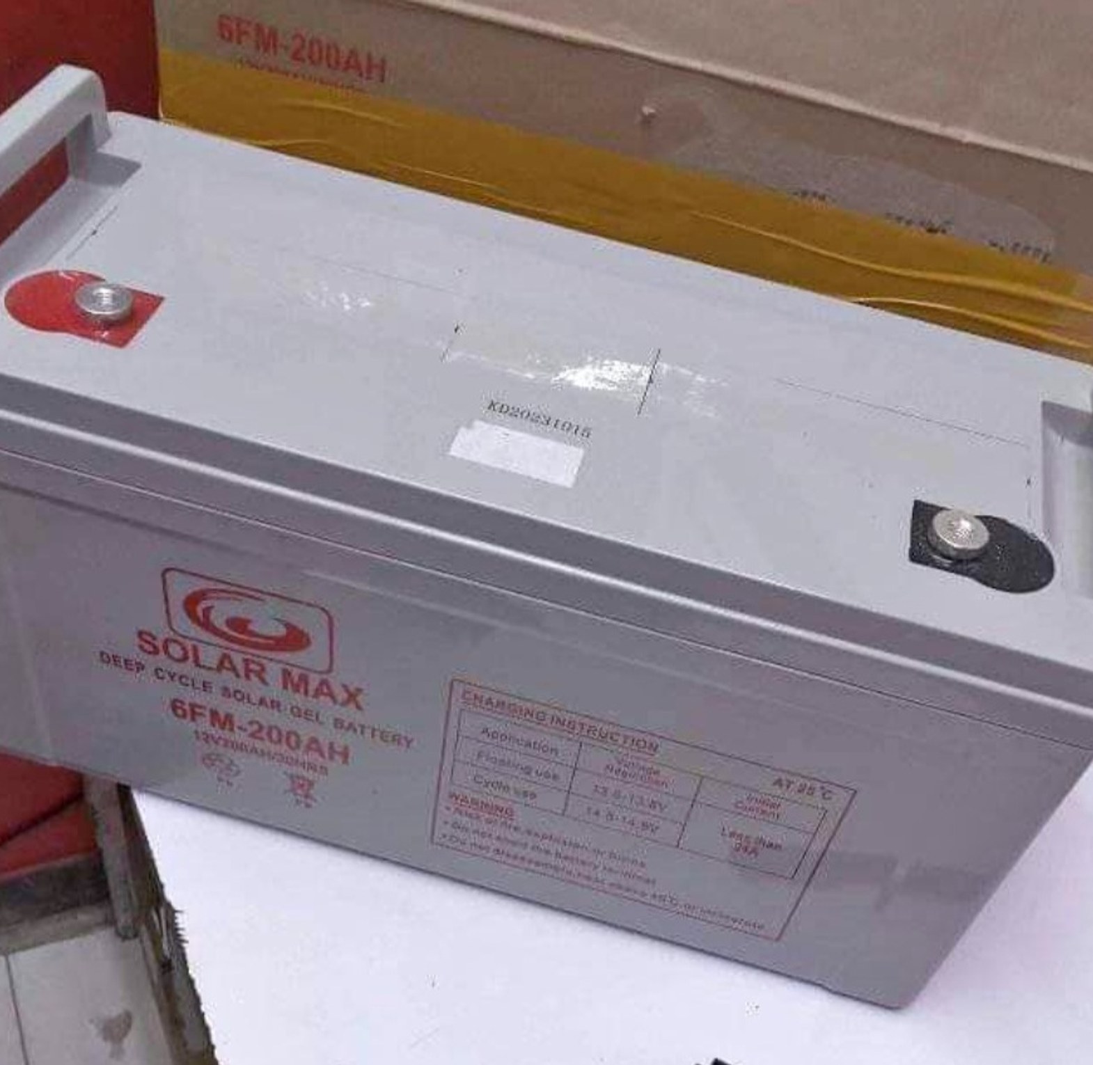 Battery 200ah solar max/sunnypex image