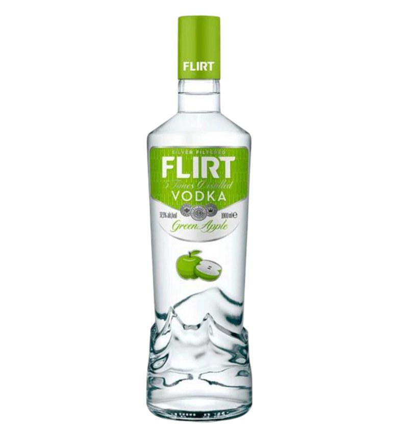 Flirt Vodka Green Apple image