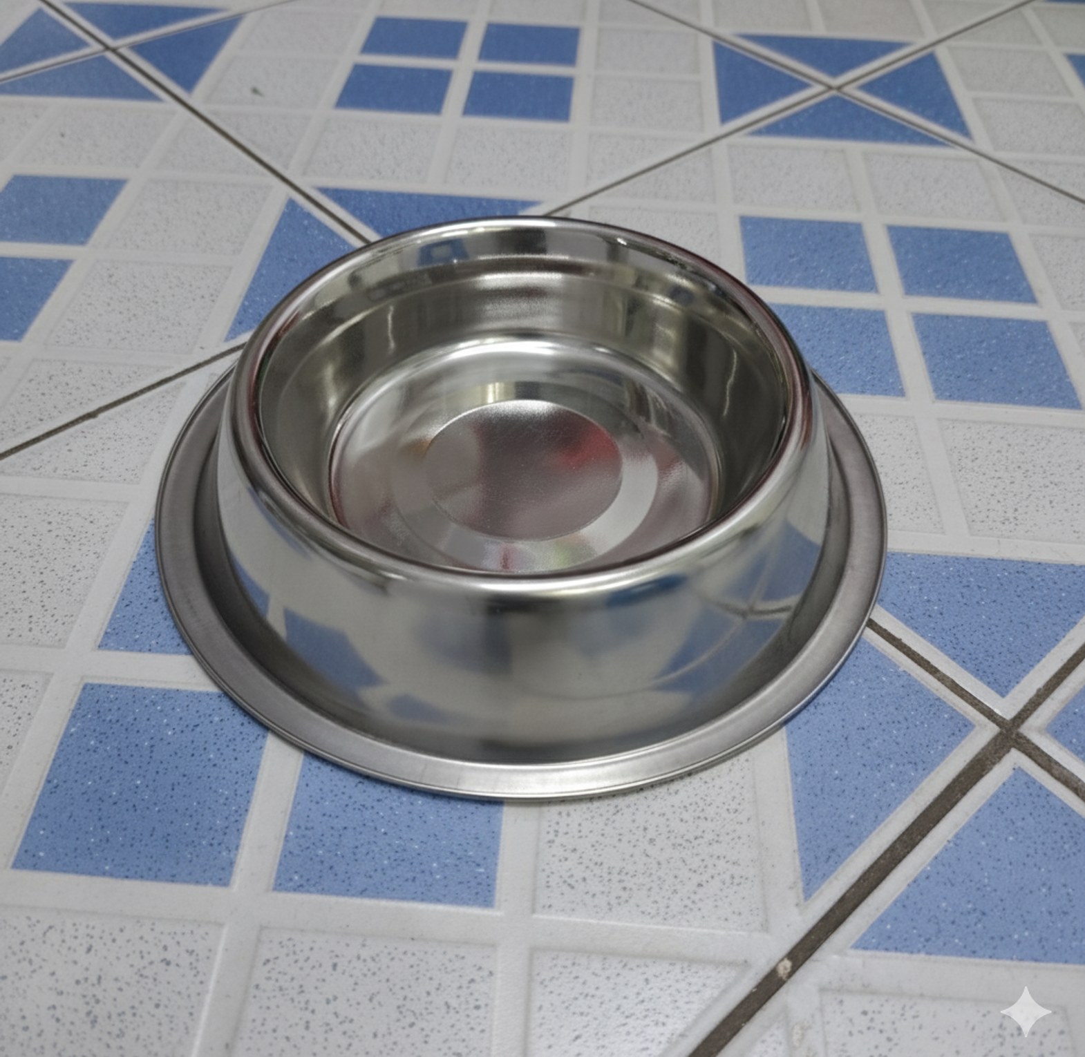 Vinod Stainless Steel Dog Bowl, Stainless Steel Dog Feeding Bowl image