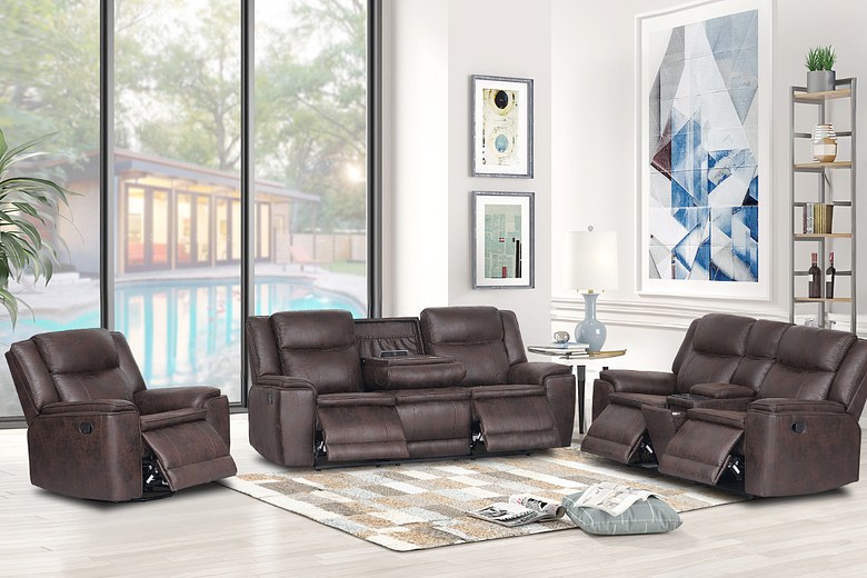 CINDY 7 Seater Fabric Recliner (3+2+1+1) image