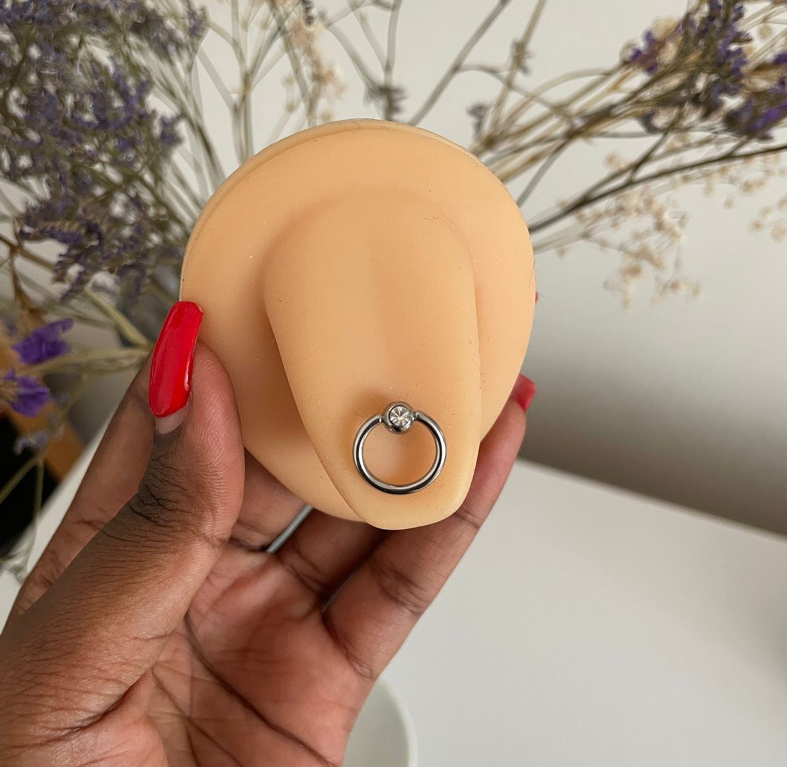 Halo Bound Tongue Ring image