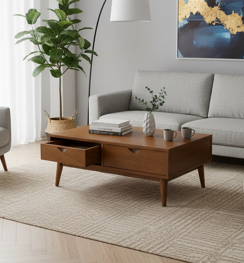 Sleek Rectangular Coffee Table image