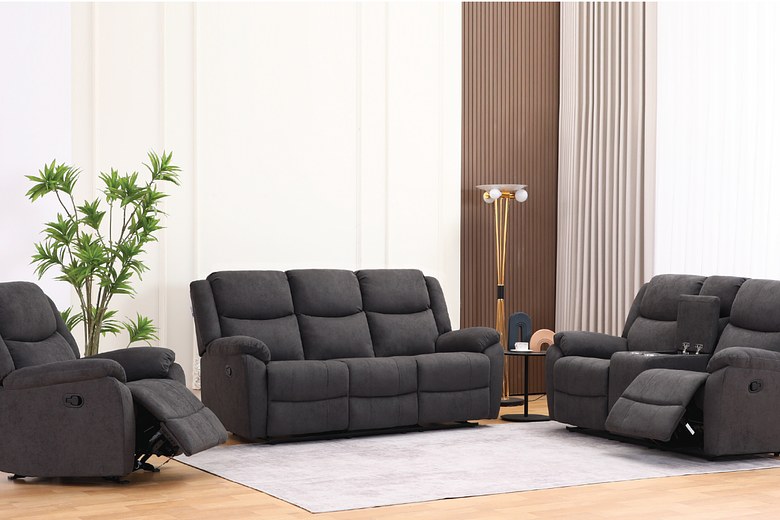 TERRY 6 Seater Fabric Recliner (3+2+1) image